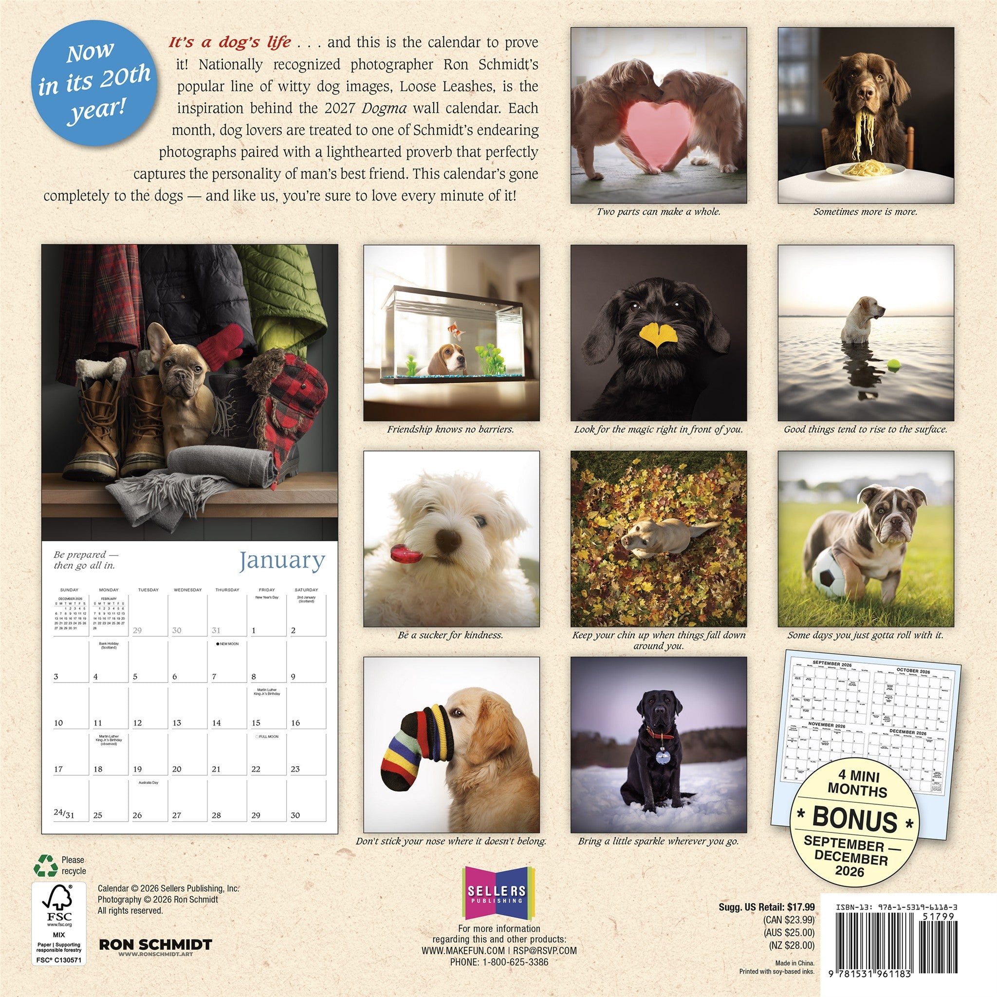 Calendrier mural Dogma 2027