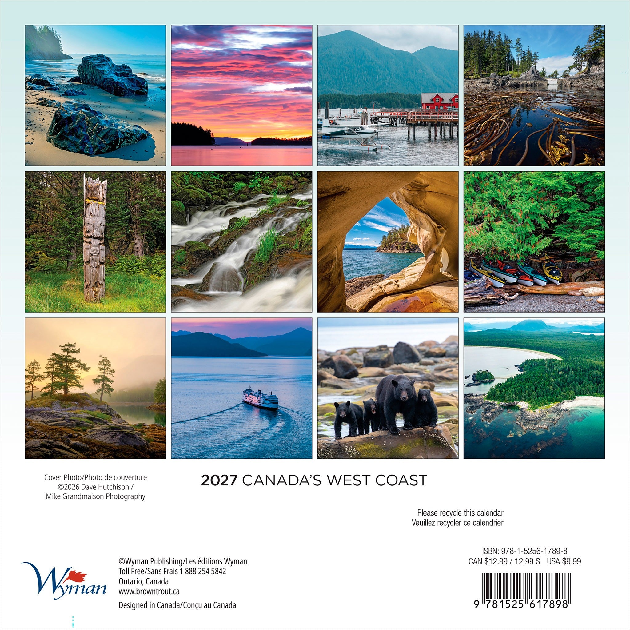 Canada's West Coast 2027 Mini Calendar - Online Only