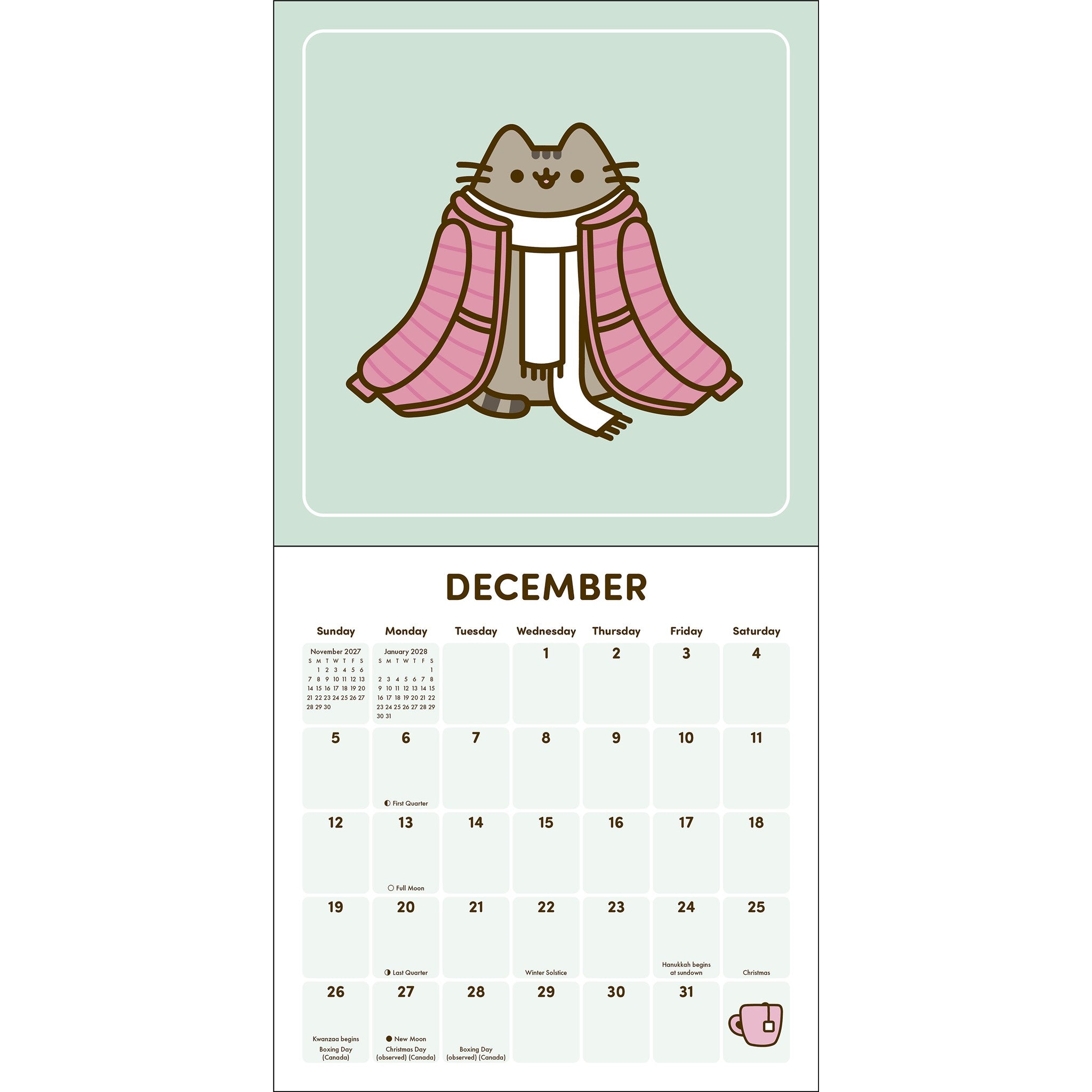 Pusheen 2027 Mini Calendar