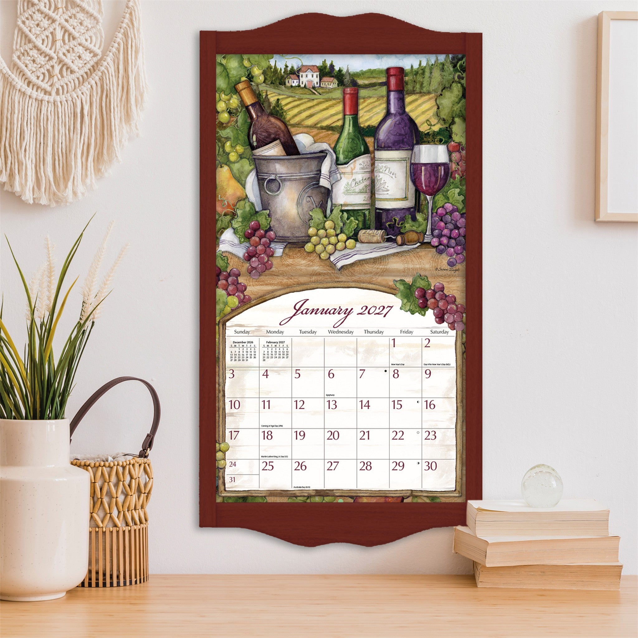 Wine Country Special Edition with Print 2027 Wall Calendar