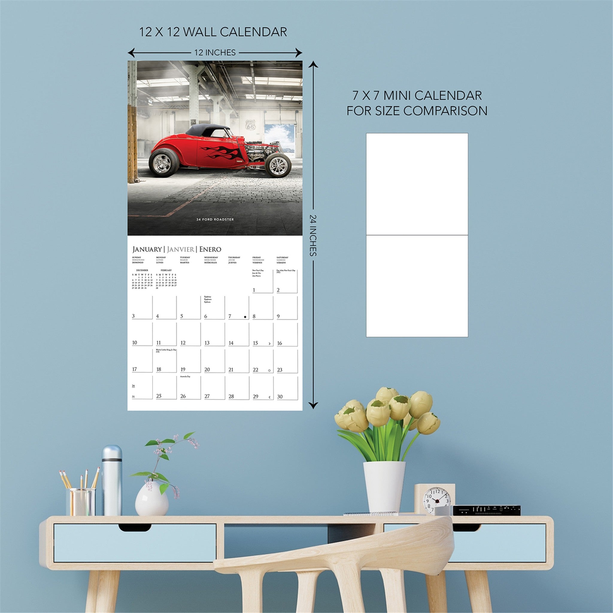 Car Legends 2027 Wall Calendar - Online Only