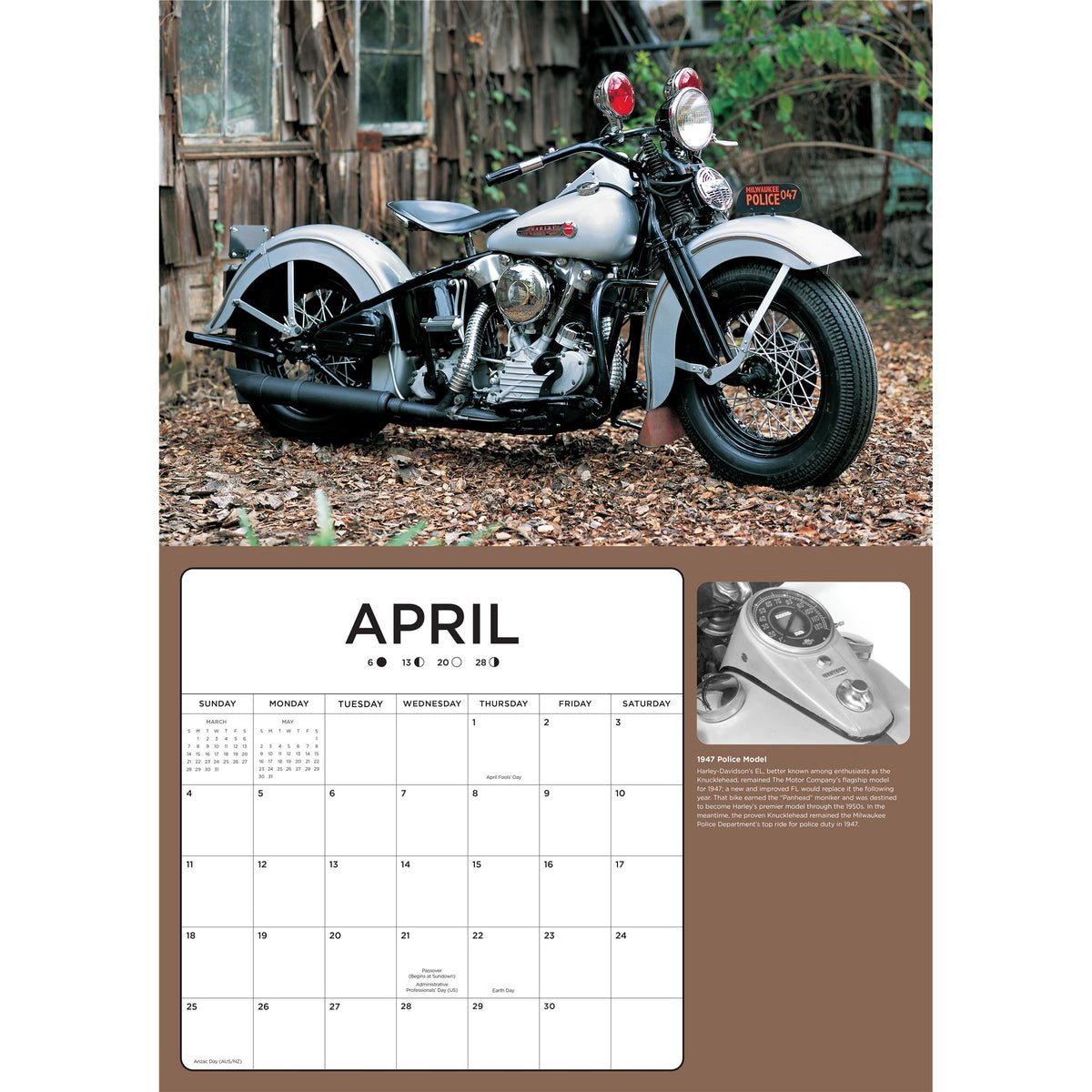 Harley Davidson Deluxe 2027 Wall Calendar
