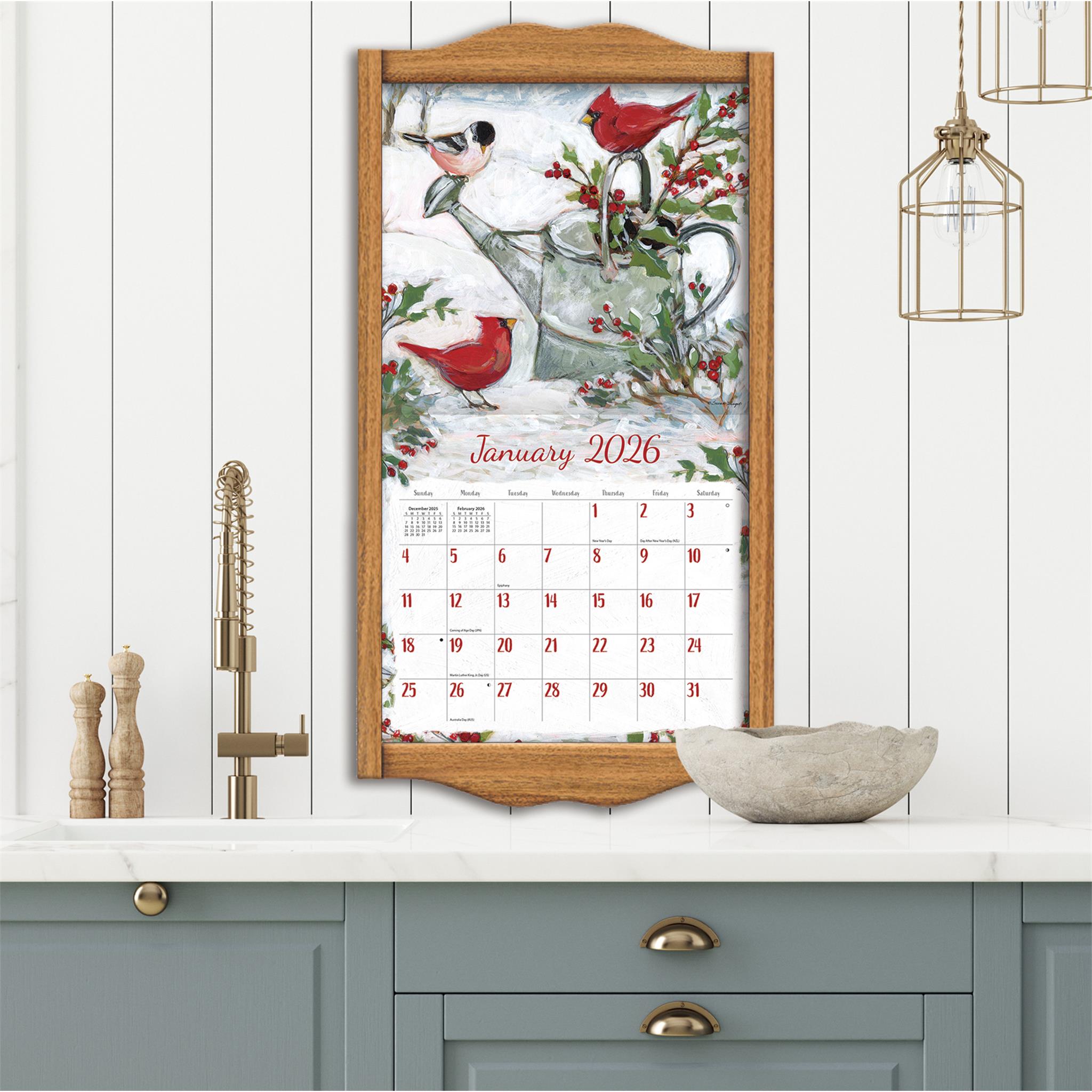 Calendrier mural de luxe Fields Of Home 2026 - Disponible uniquement en ligne