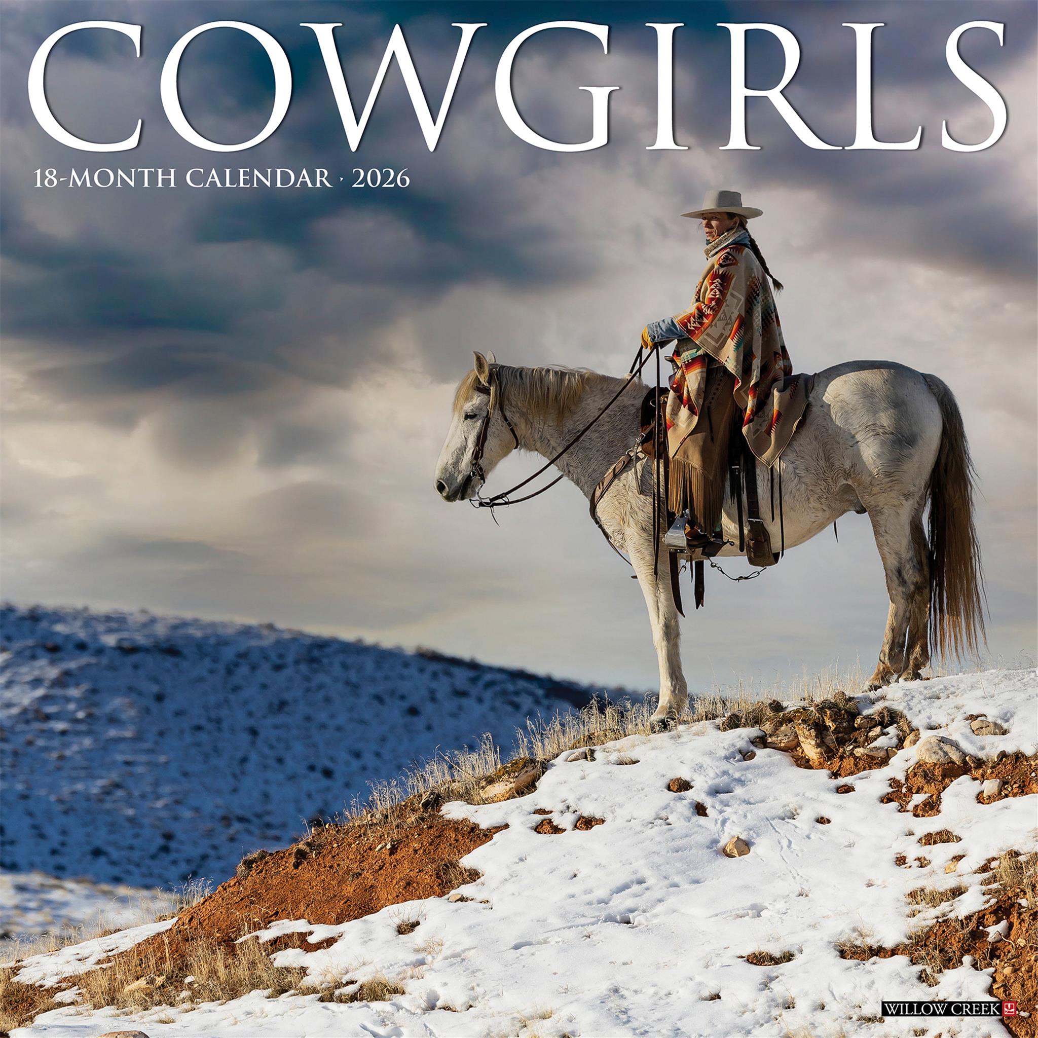 Calendrier mural Cowgirls 2026 - Disponible uniquement en ligne