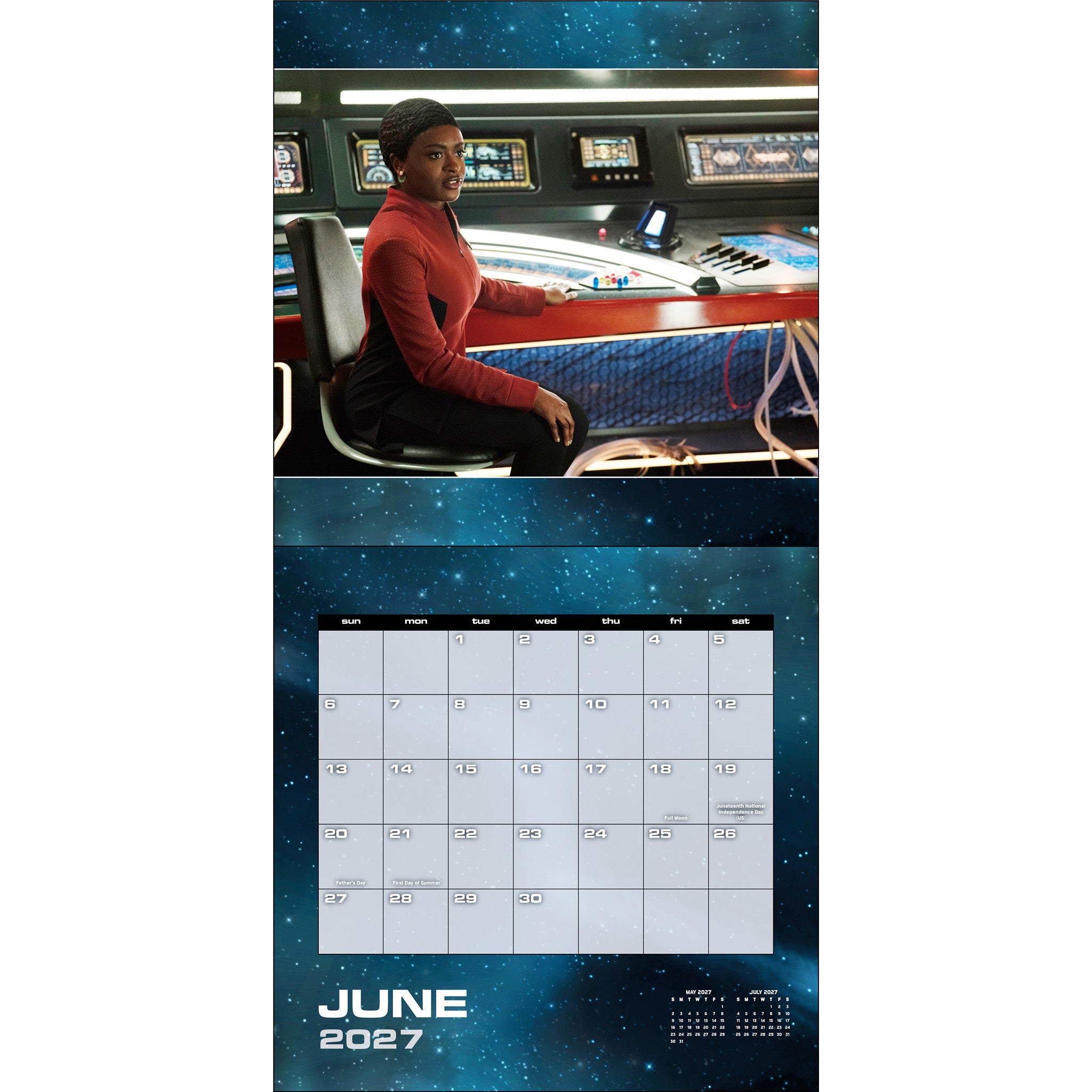 Calendrier mural Star Trek Strange New Worlds 2027 - En ligne uniquement