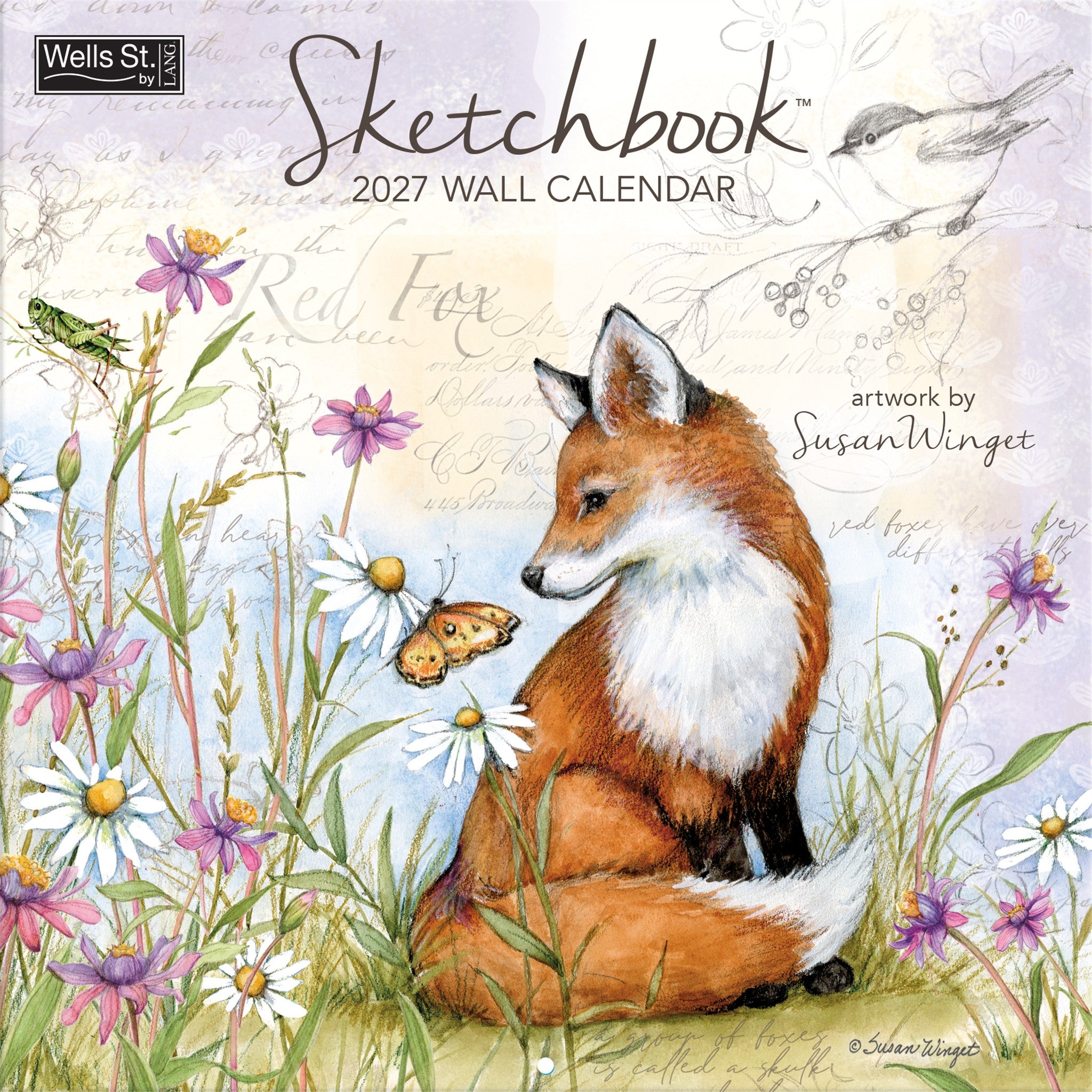 Sketchbook 2027 Wall Calendar - Online Only