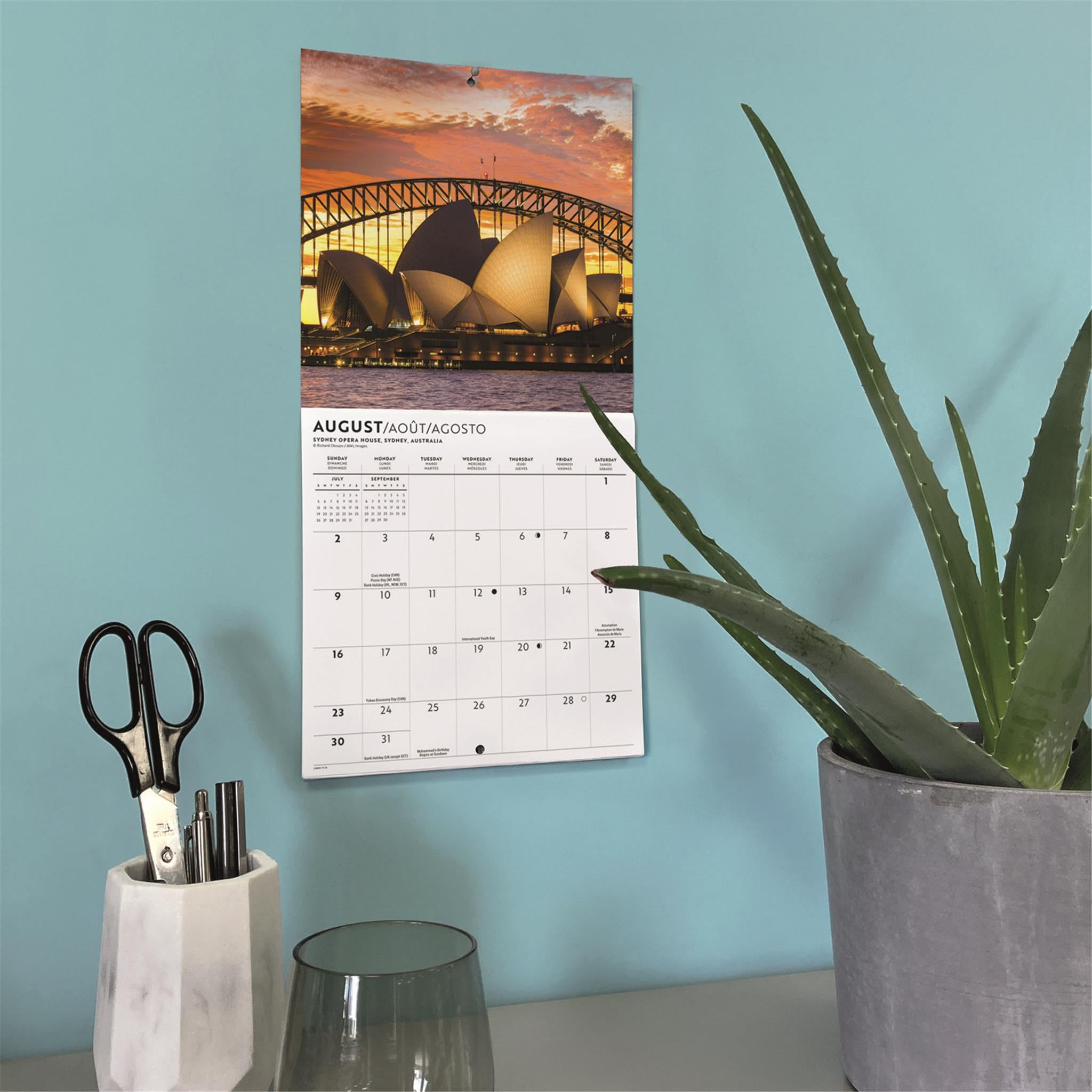 Passport To The World 2026 Mini Calendar