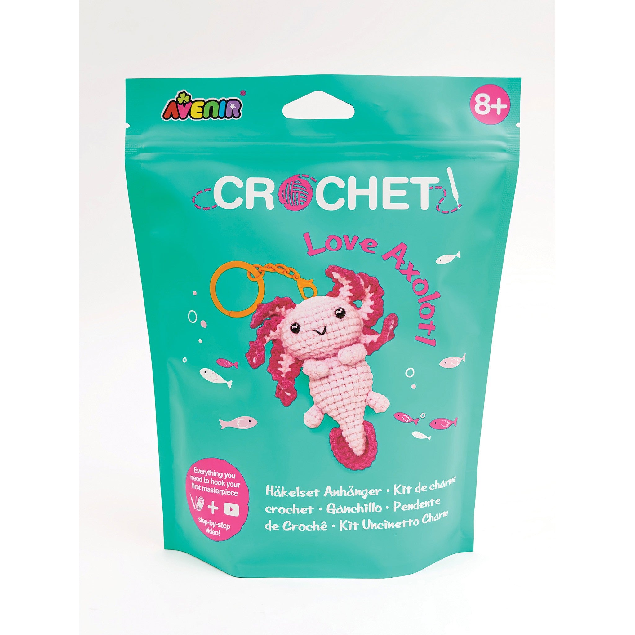 Crochet Love Axolotl