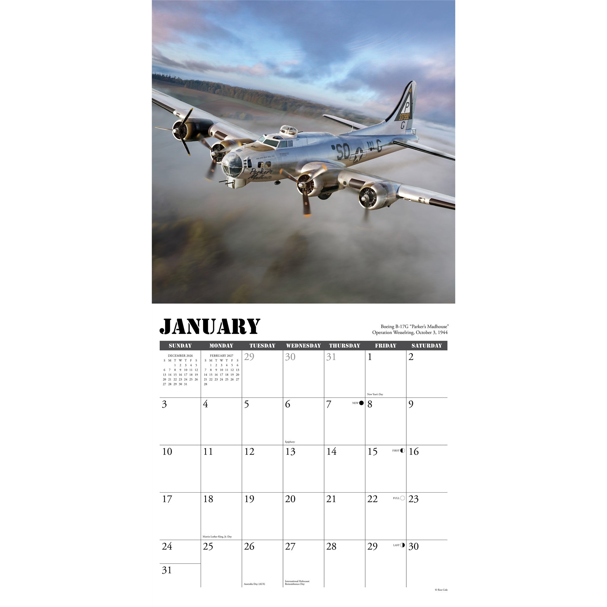 Warbirds of WWII 2027 Wall Calendar