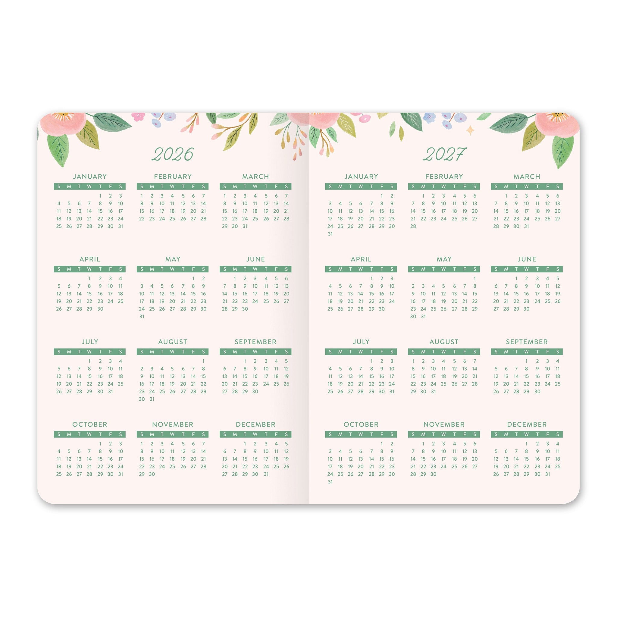 Birds & Blooms 2026-2027 Pocket Planner - Online Only