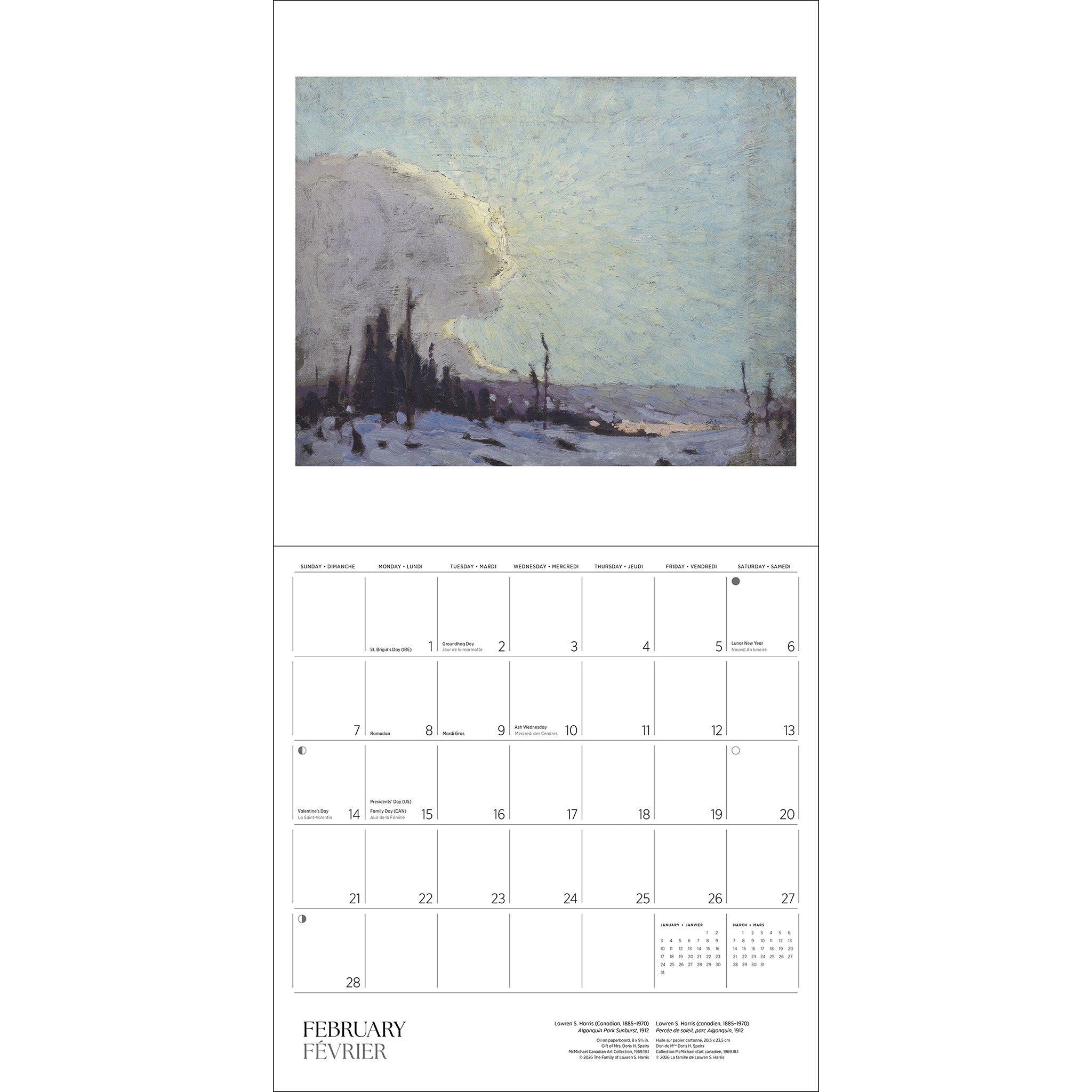 Lawren S. Harris 2027 Wall Calendar