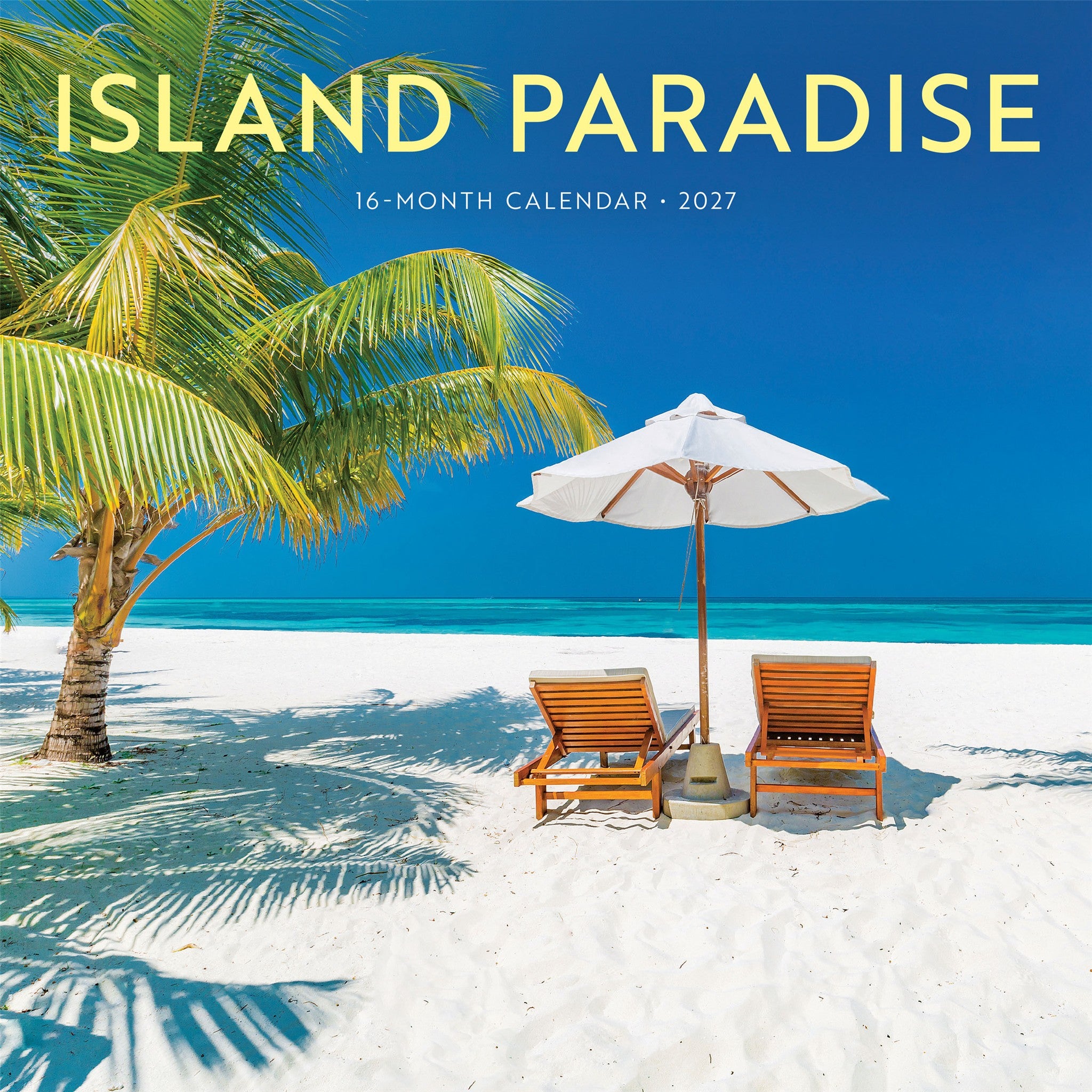Calendrier mural Île Paradis 2027