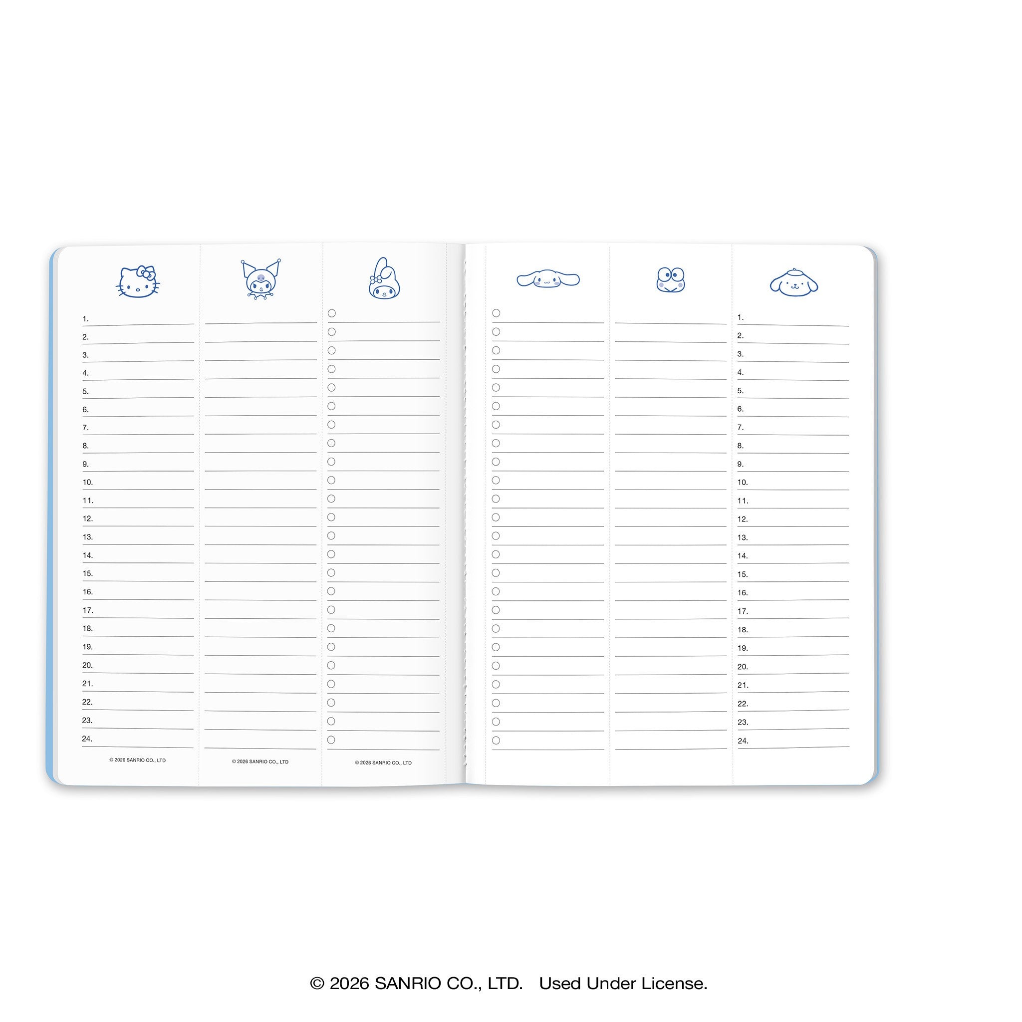 Hello Kitty and Friends Just Right 2026-2027 Monthly Planner Calendar - Online Only