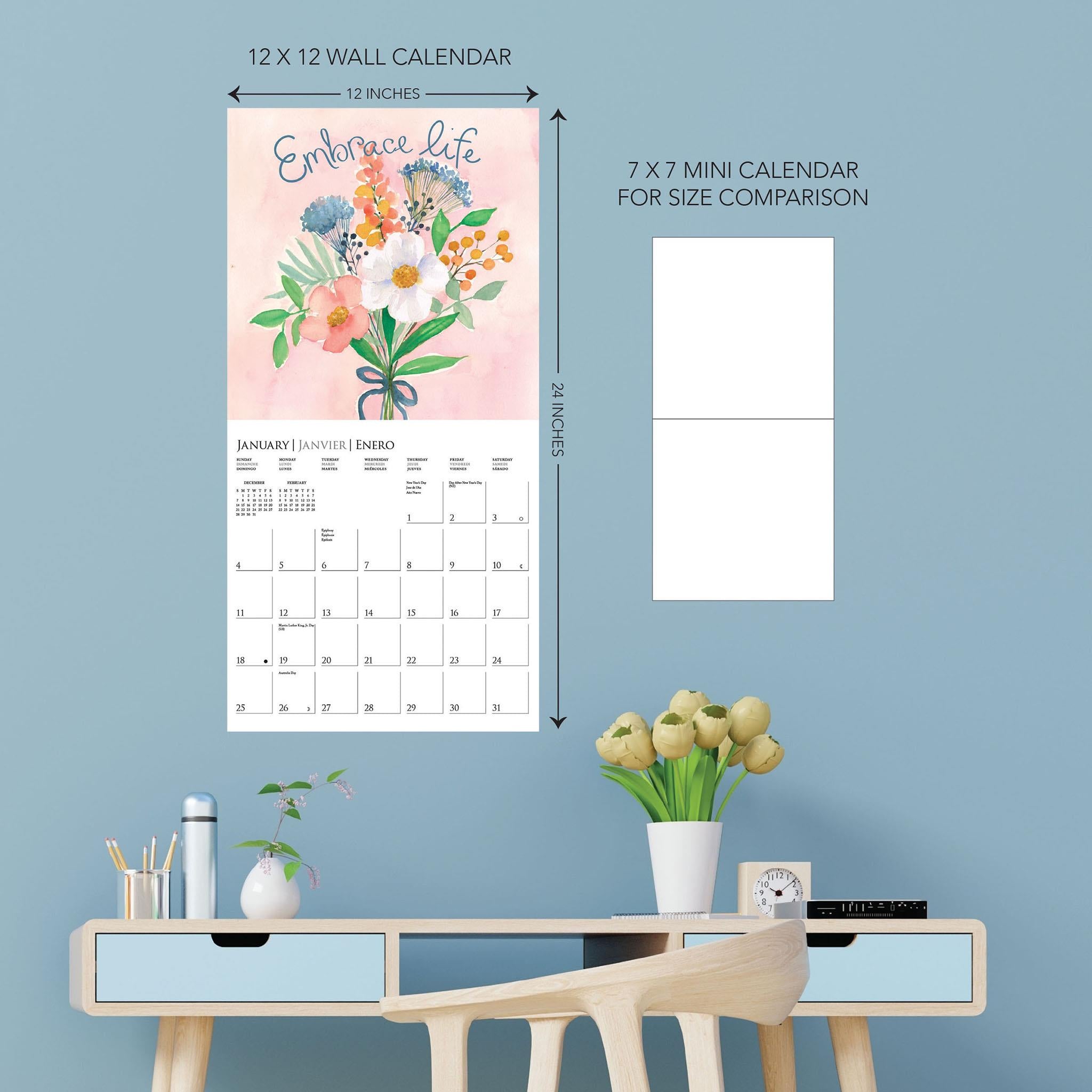 Live Love Laugh 2026 Wall Calendar