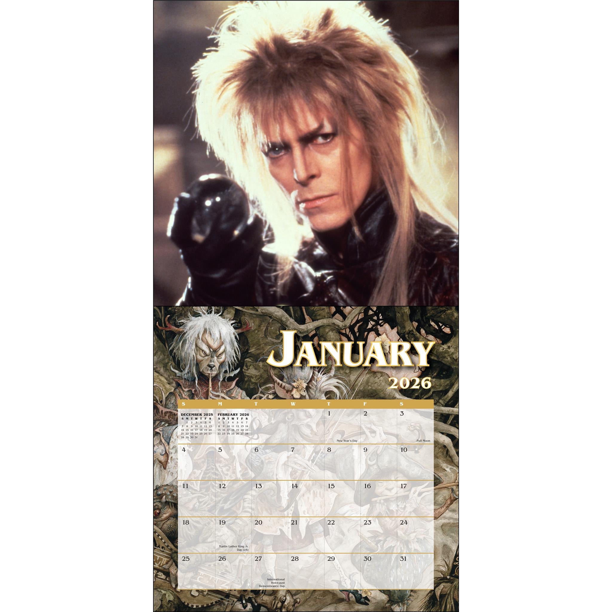 Jim Henson’s Labyrinth 2026 Wall Calendar