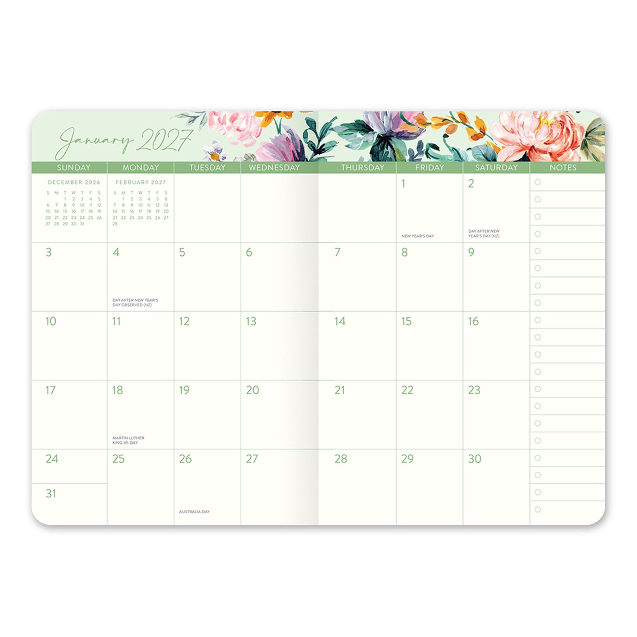 Bella Flora Exclusive 2026-2027 Pocket Planner