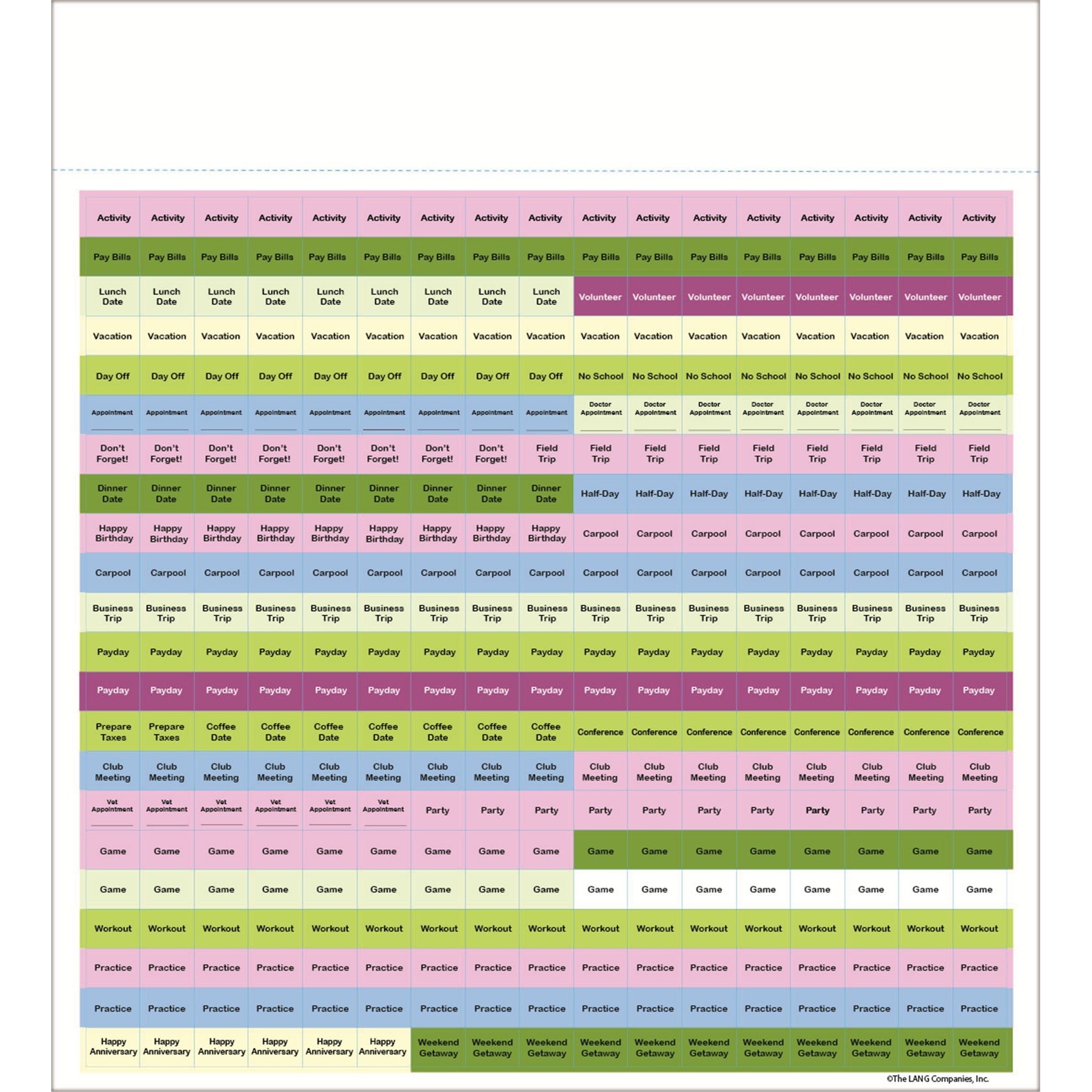 Calendrier mural 2026-2027 Jardins botaniques