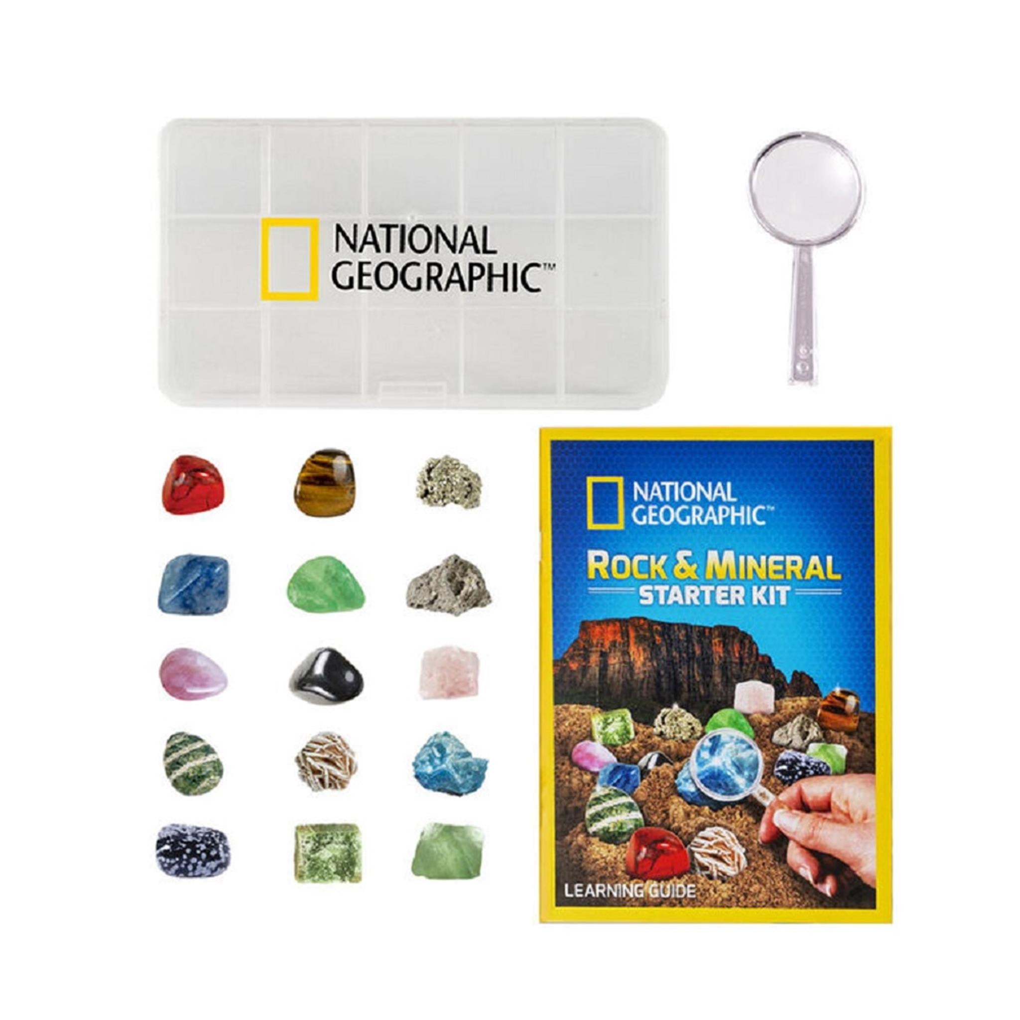 Kit de démarrage National Geographic sur les roches et les minéraux