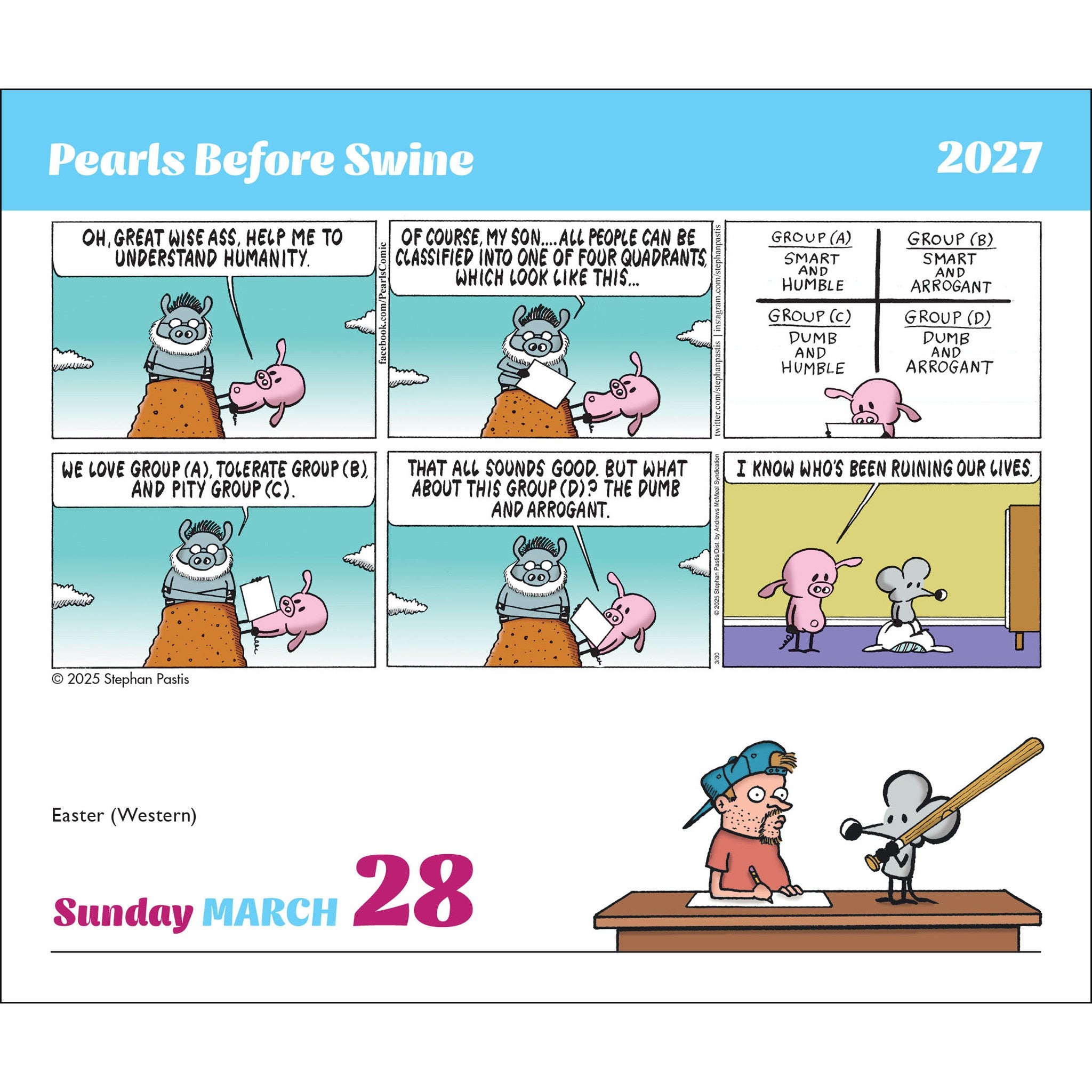 Pearls Before Swine 2027 Box Calendar