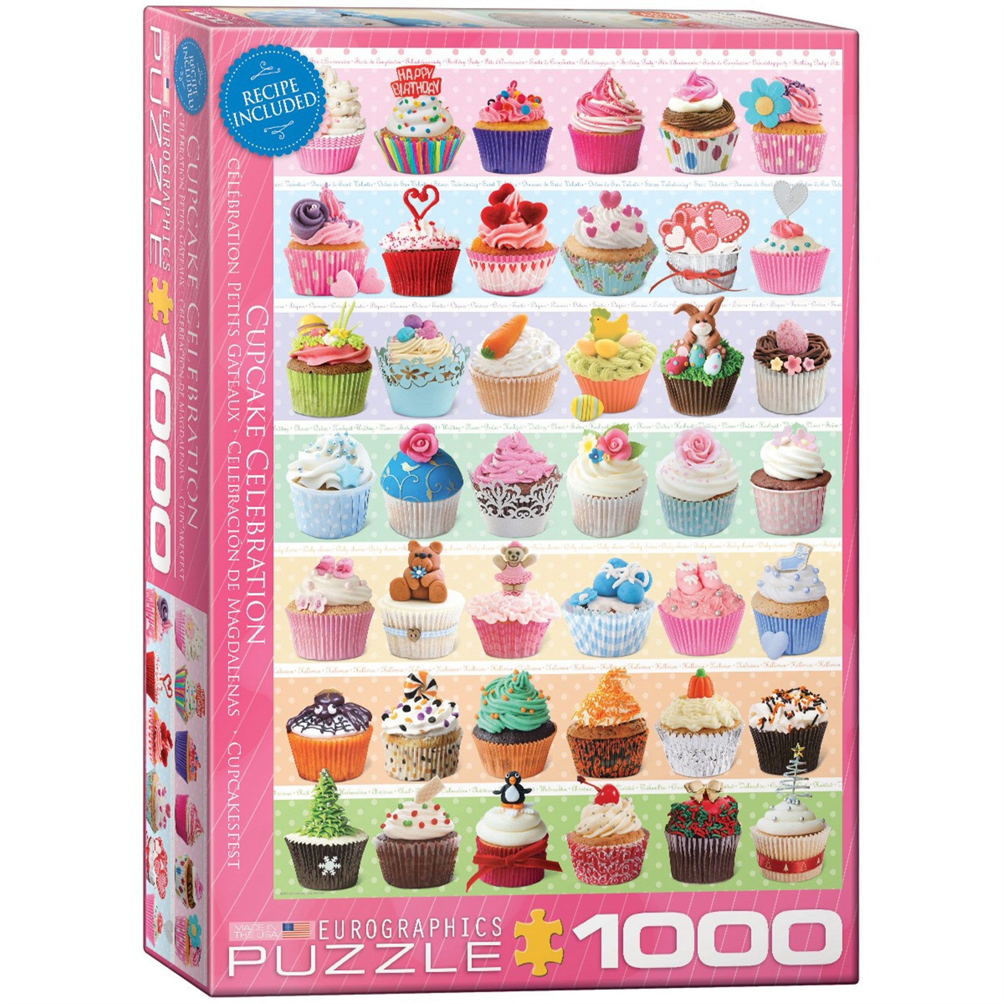 Puzzle de 1000 pièces "Cupcake Celebration" - Exclusivité en ligne
