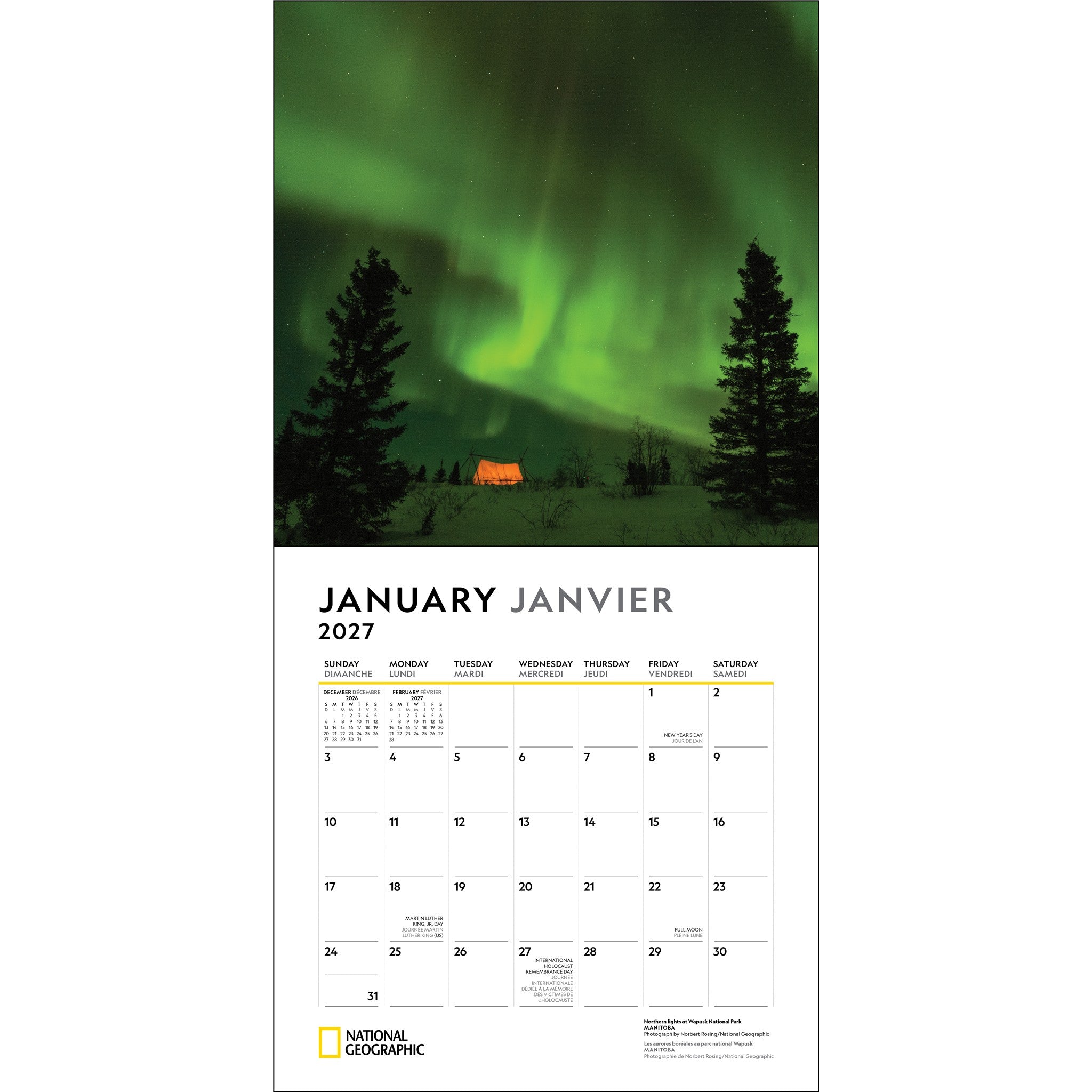 National Geographic: Canada 2027 Wall Calendar