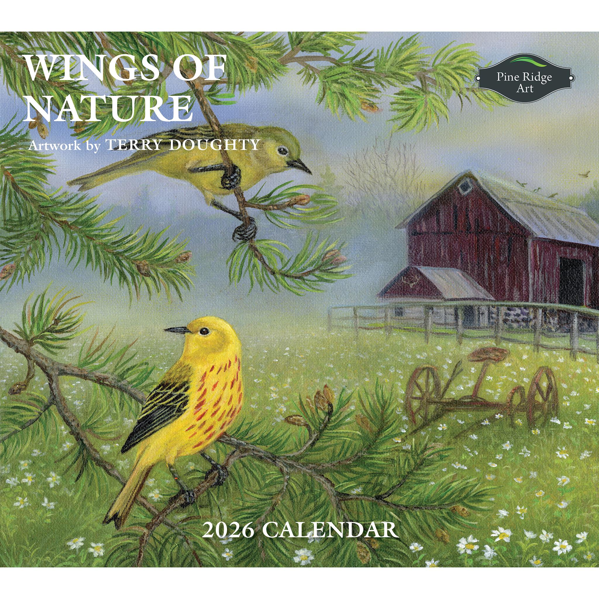 Calendrier mural Wings Of Nature 2026 - Disponible uniquement en ligne
