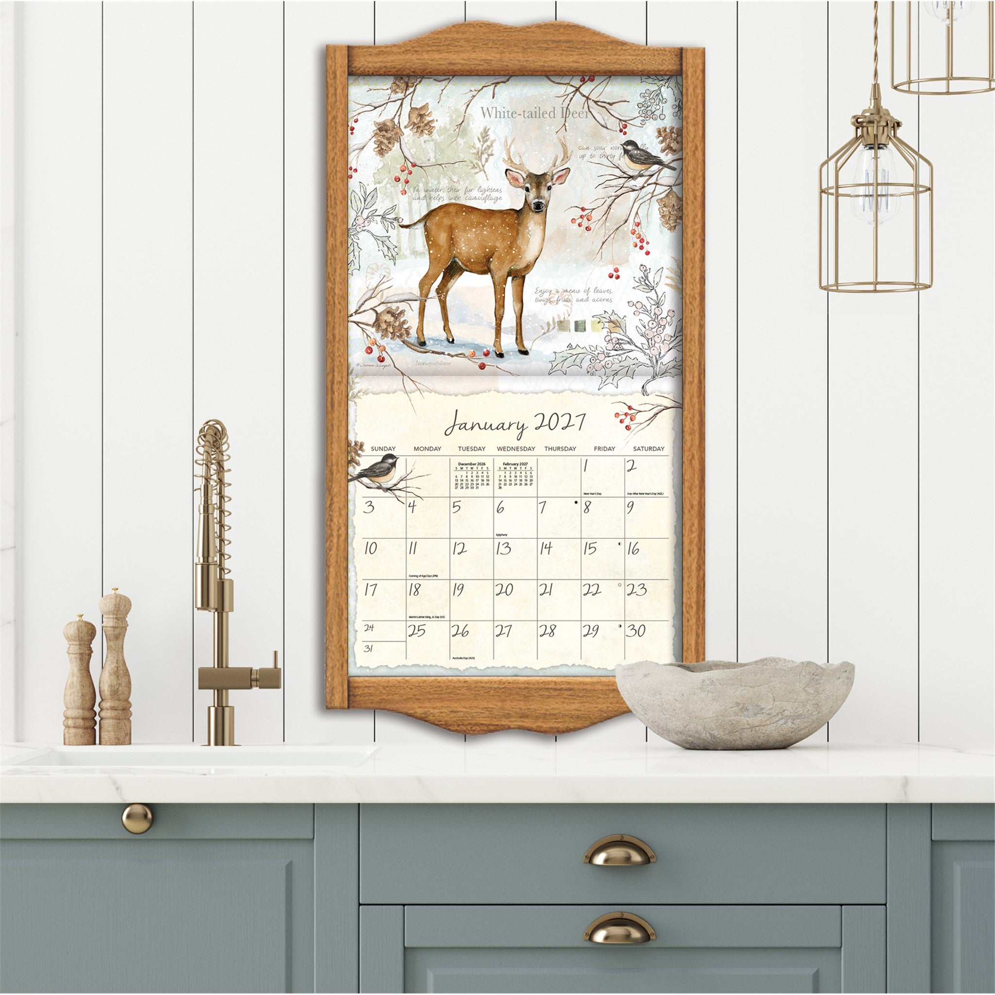Calendrier mural Guide de terrain 2027