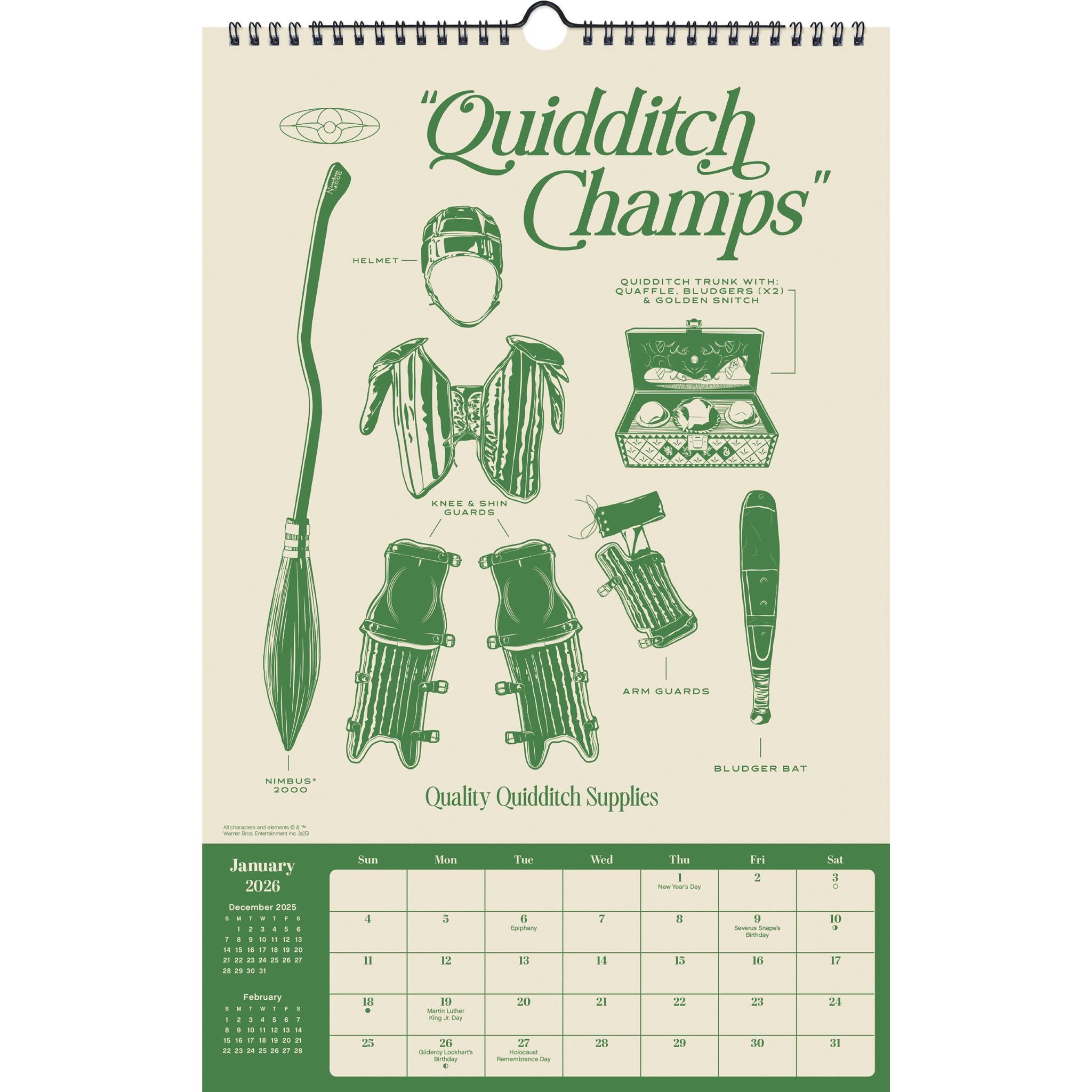 Harry Potter 2026 Poster Calendar