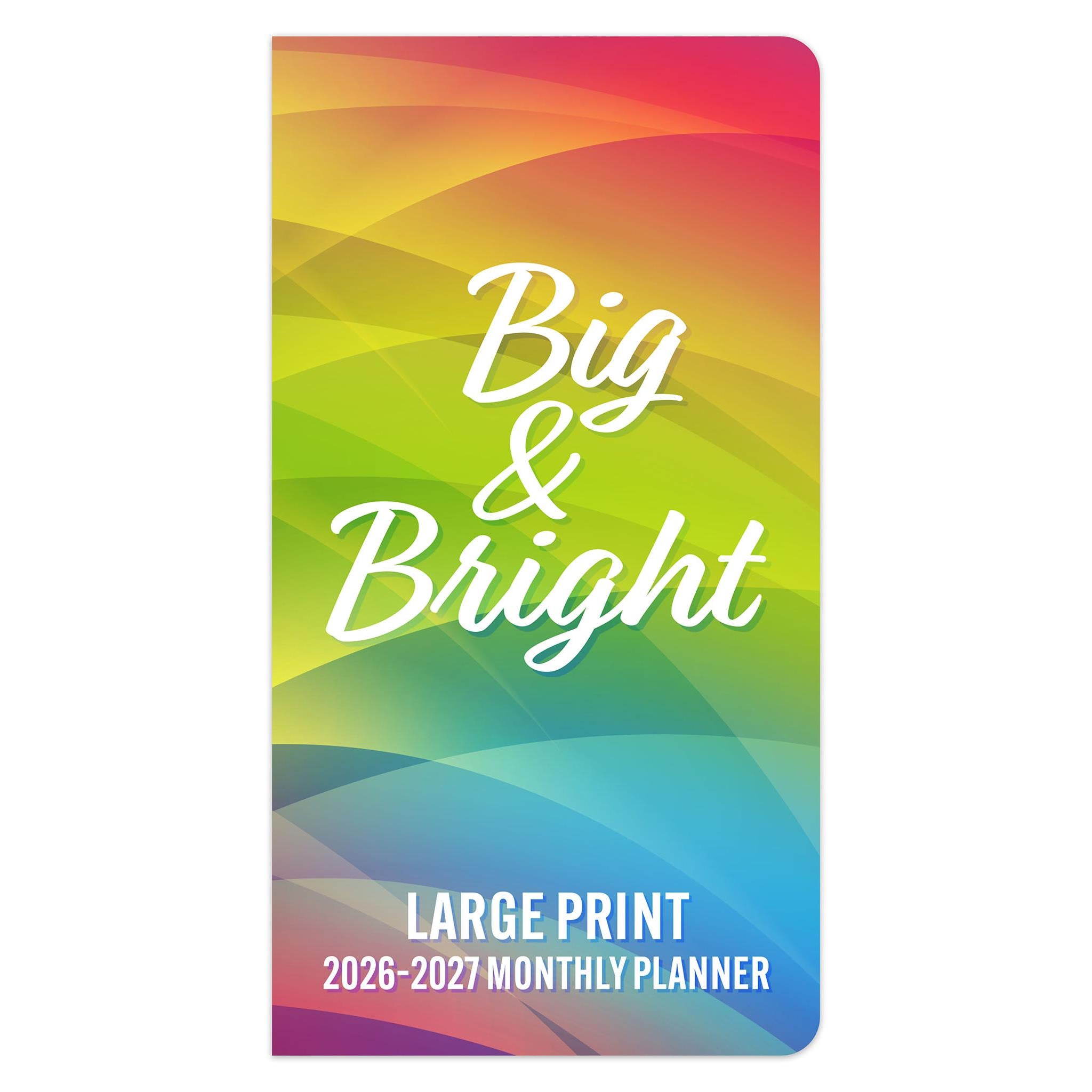 Agenda de poche 2026 (2 ans), grand format et lumineux - Disponible uniquement en ligne