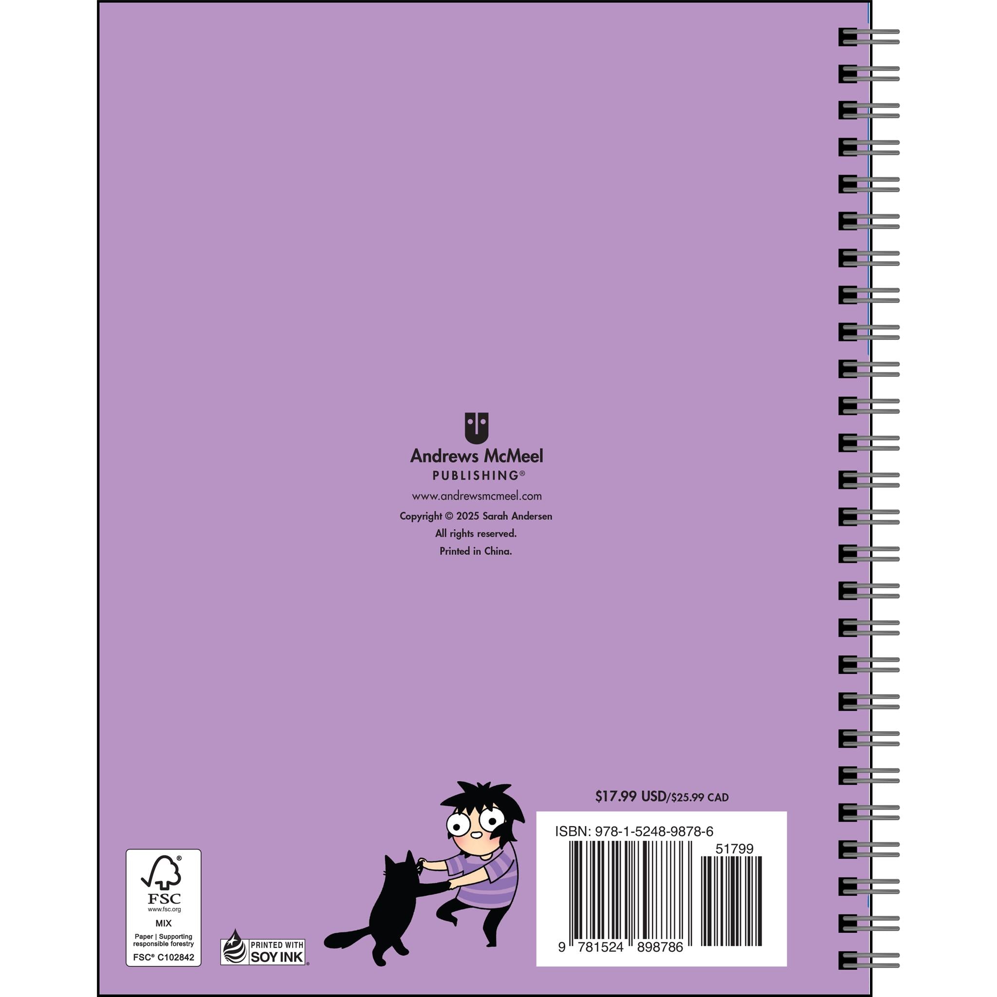 Calendrier des fiançailles 2026 de Sarah's Scribbles