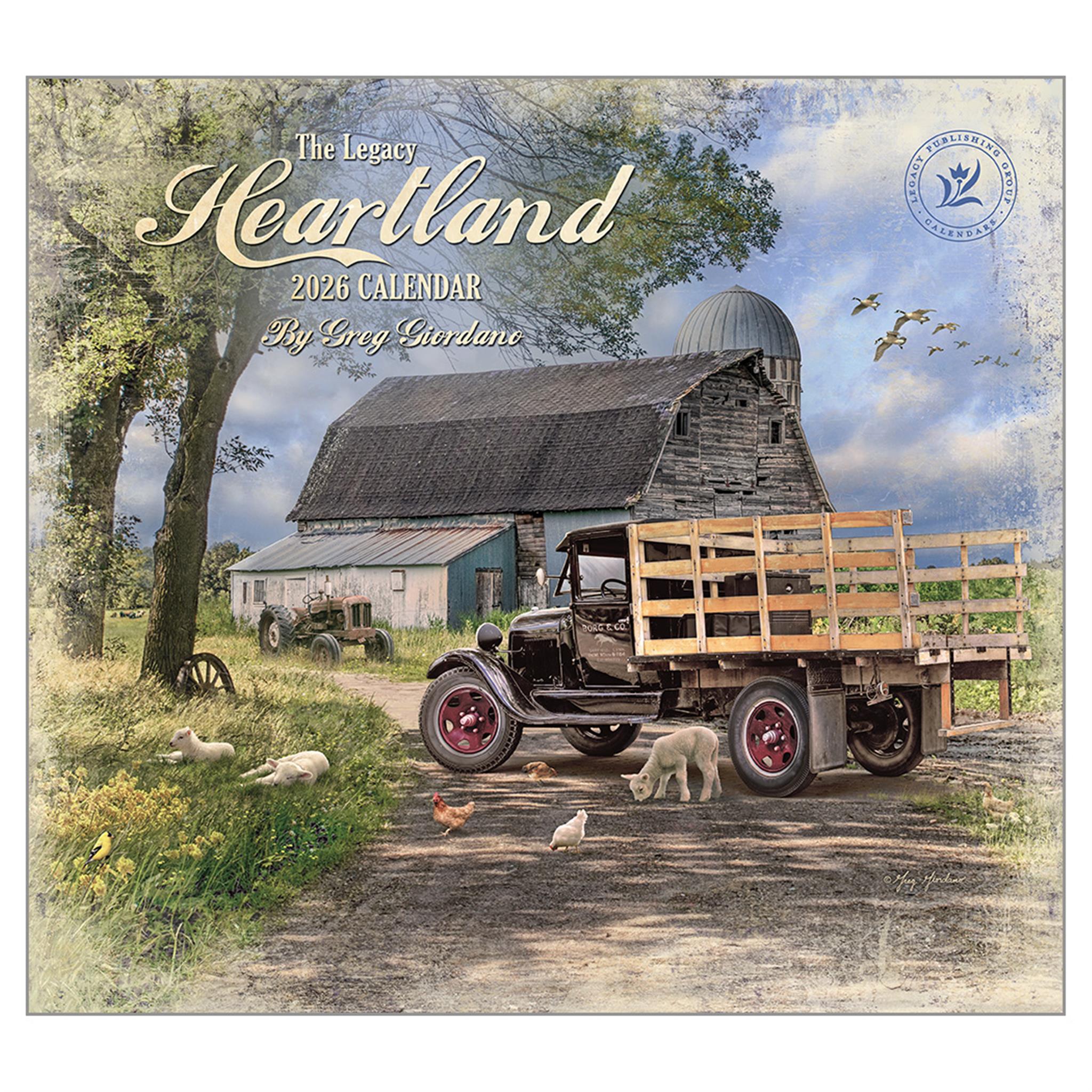Calendrier mural de luxe Heartland 2026 - Disponible uniquement en ligne