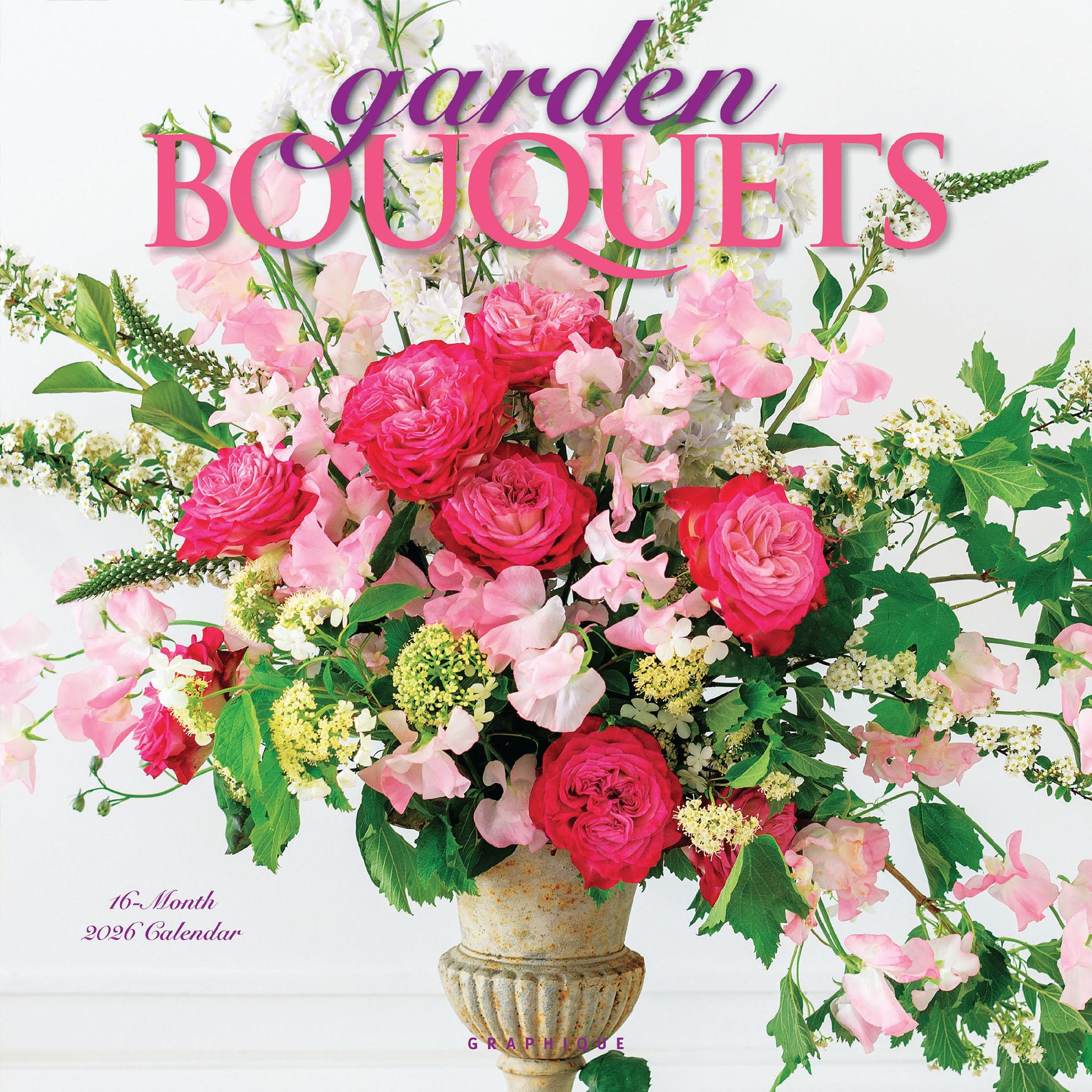 Calendrier mural Bouquets de jardin 2026