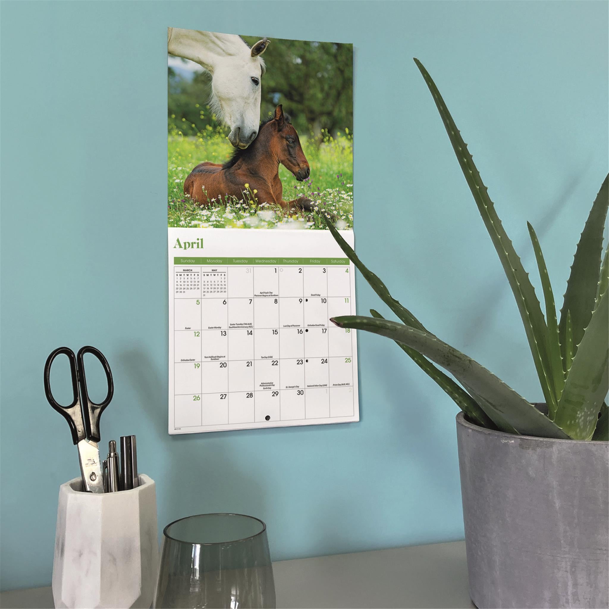Horses 2026 Mini Calendar