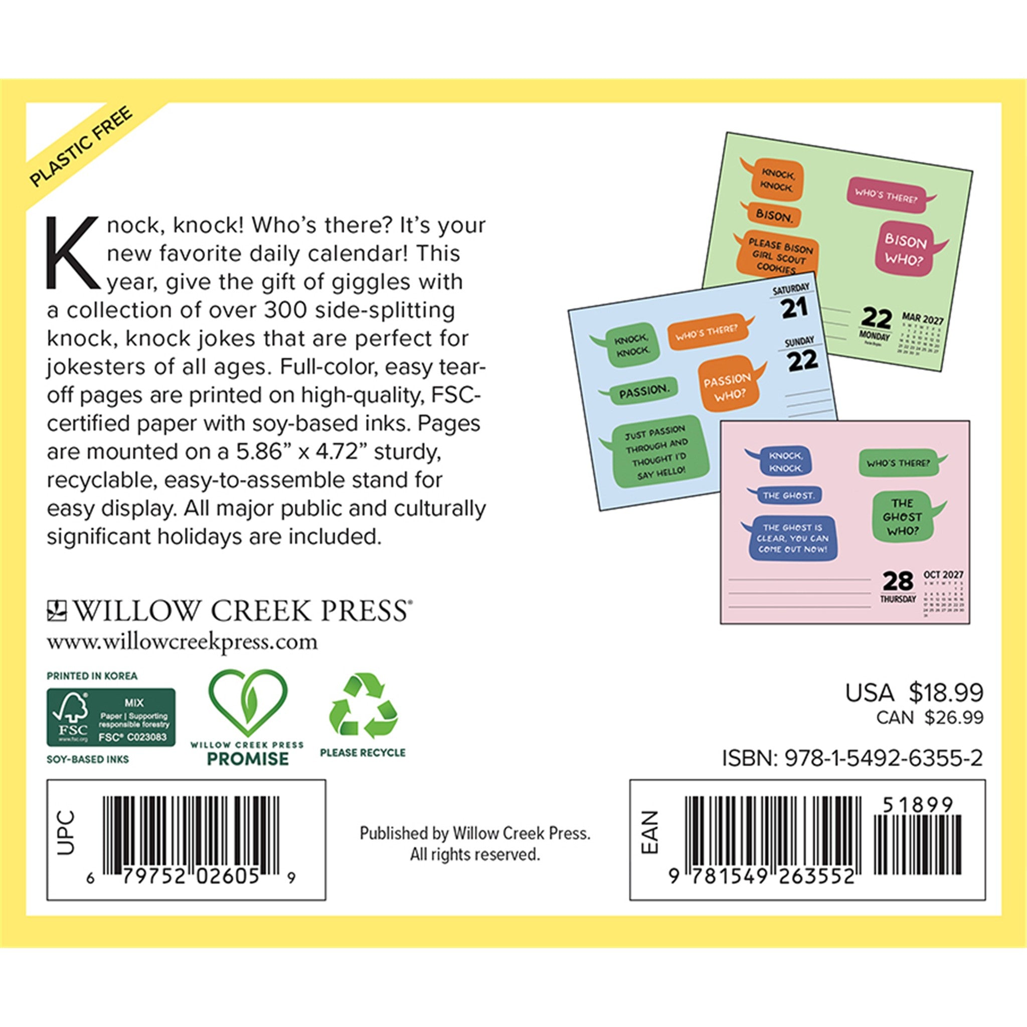 Knock Knock 2027 Box Calendar