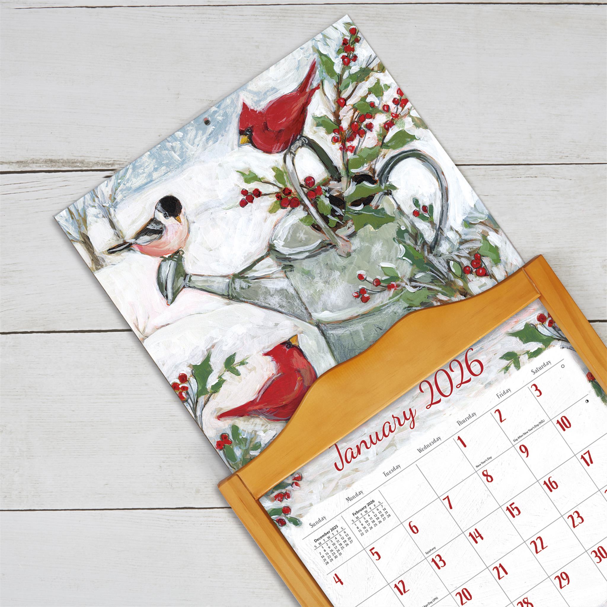 Calendrier mural de luxe Fields Of Home 2026 - Disponible uniquement en ligne