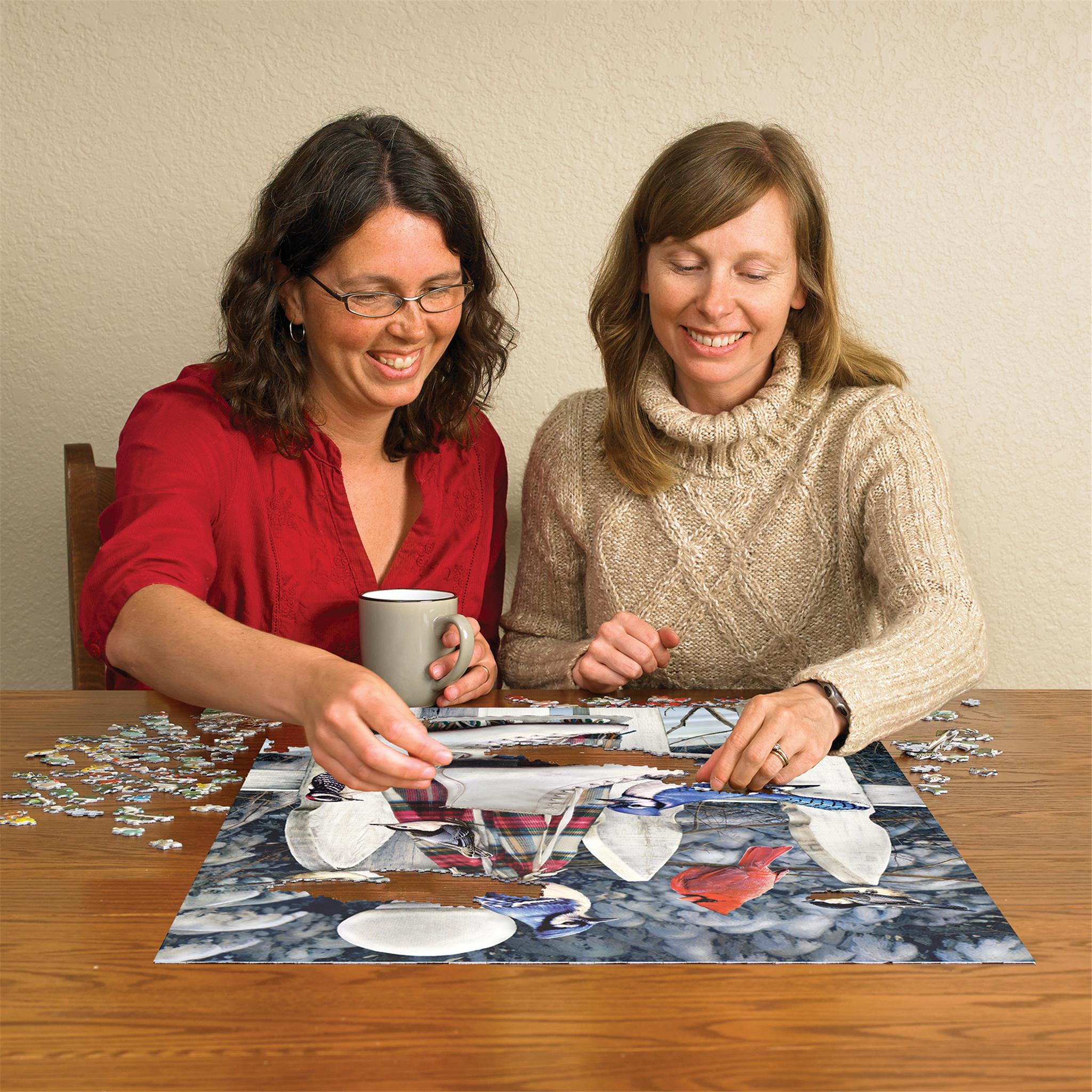 Puzzle de 500 pièces Oiseaux à patins à roulettes Cobble Hill