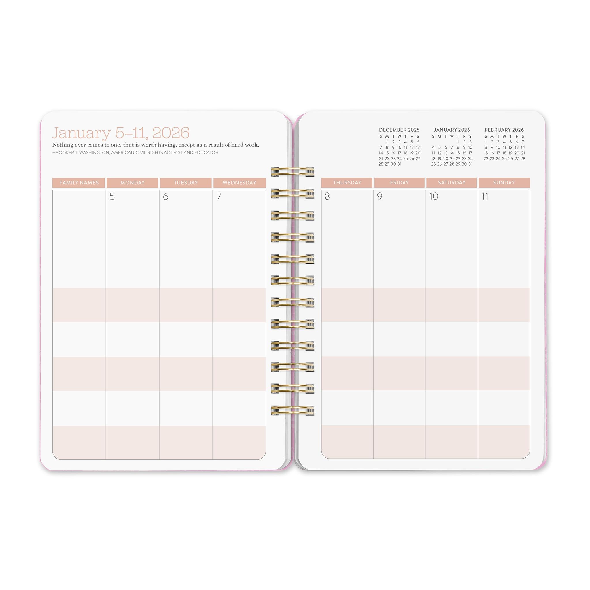 Bella Flora Do It All 2025-2026 Planner Calendar