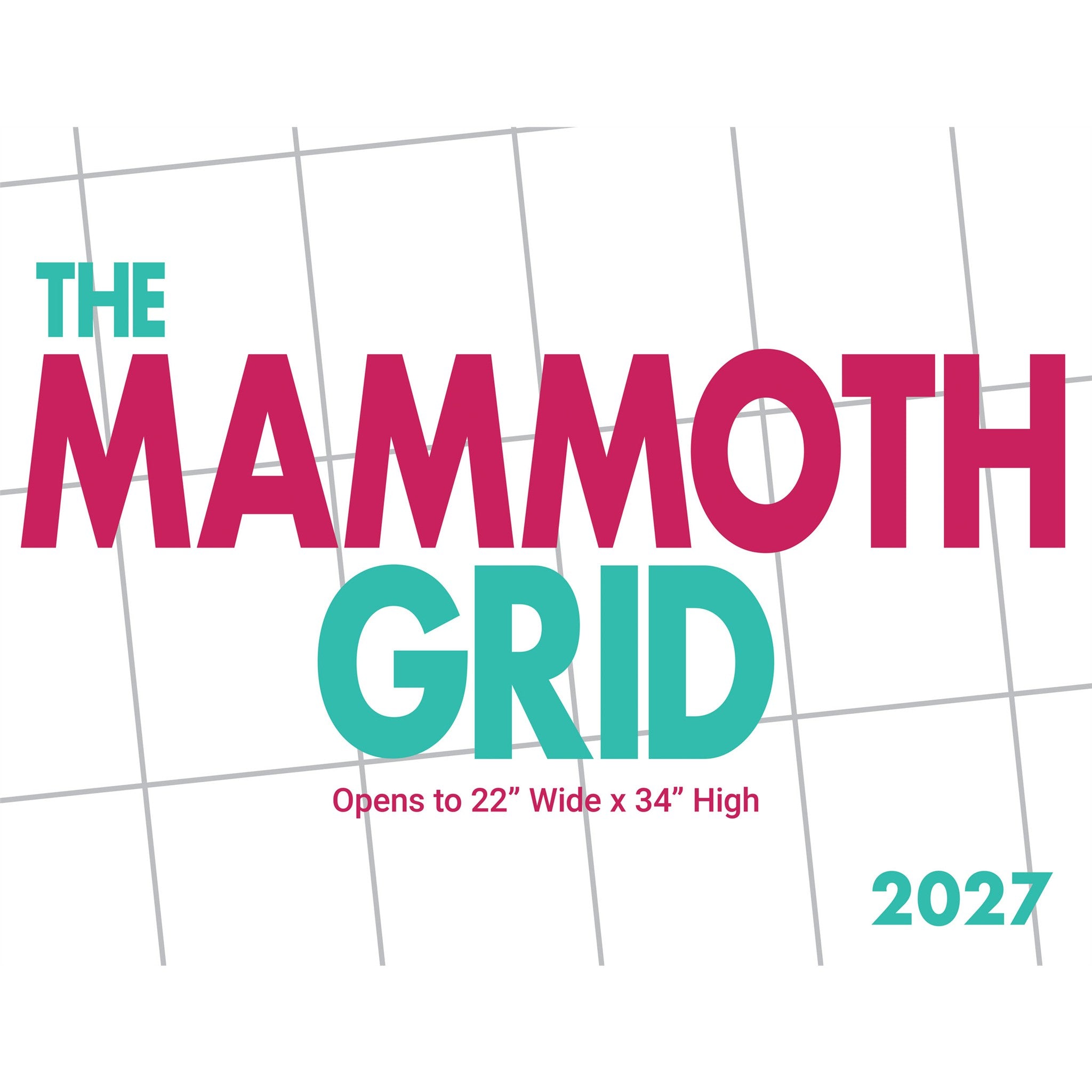 Calendrier mural Mammoth Grid 2027