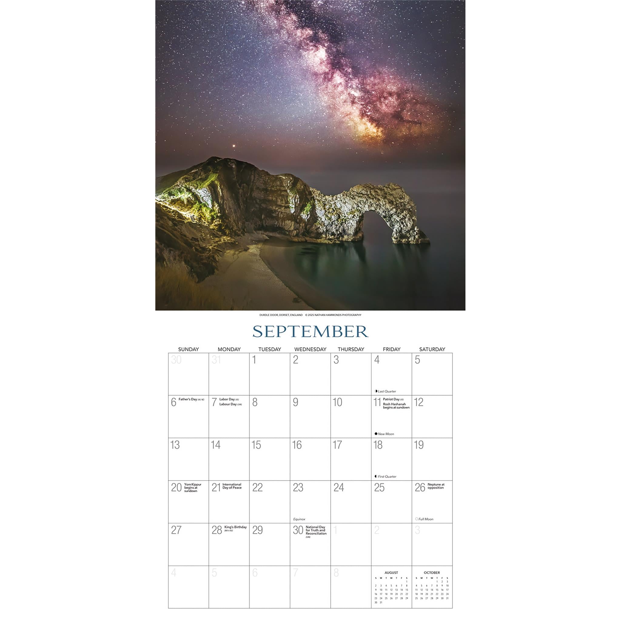 Galaxy Of Stars 2026 Wall Calendar