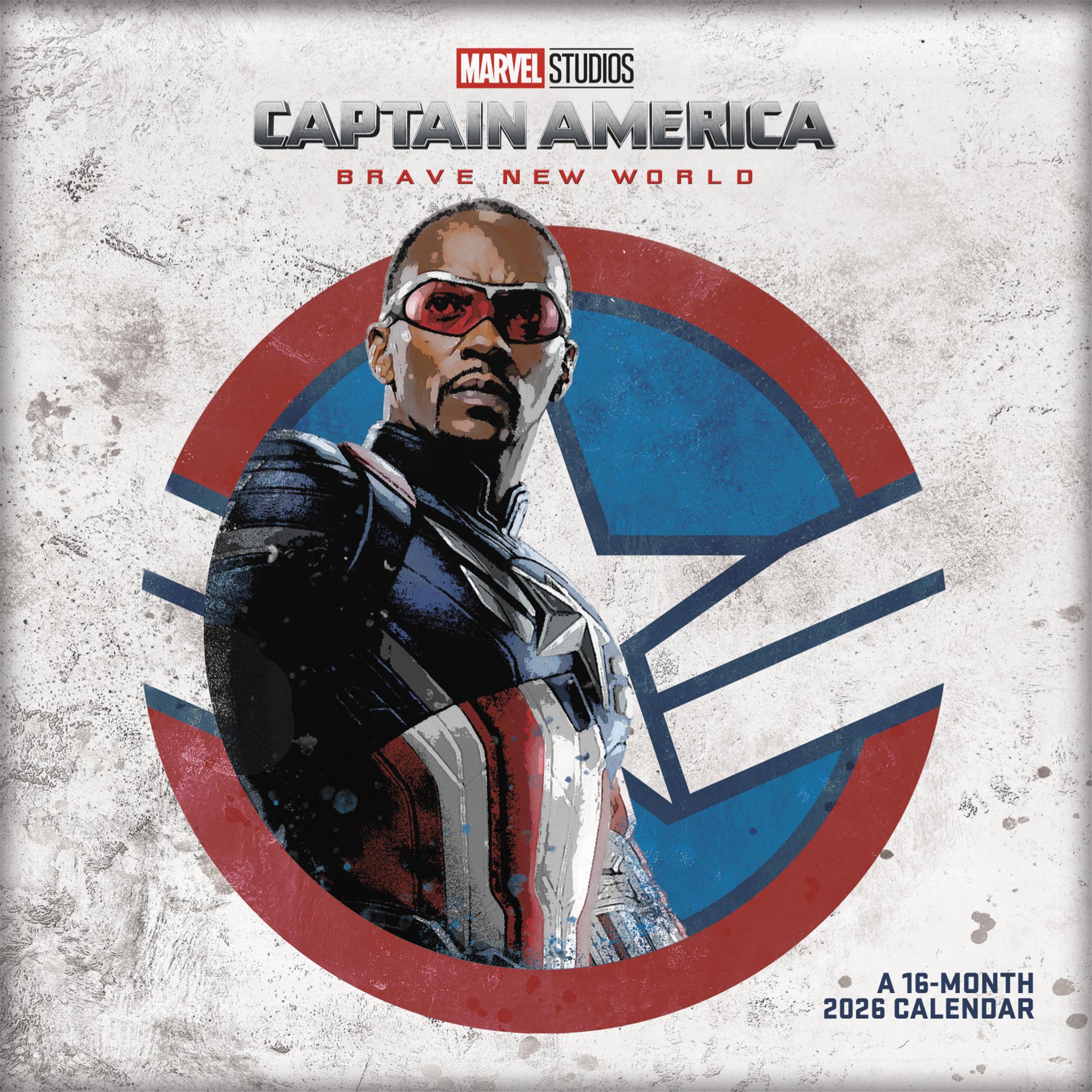 Calendrier mural Captain America : Le Meilleur des mondes 2026 - Disponible uniquement en ligne