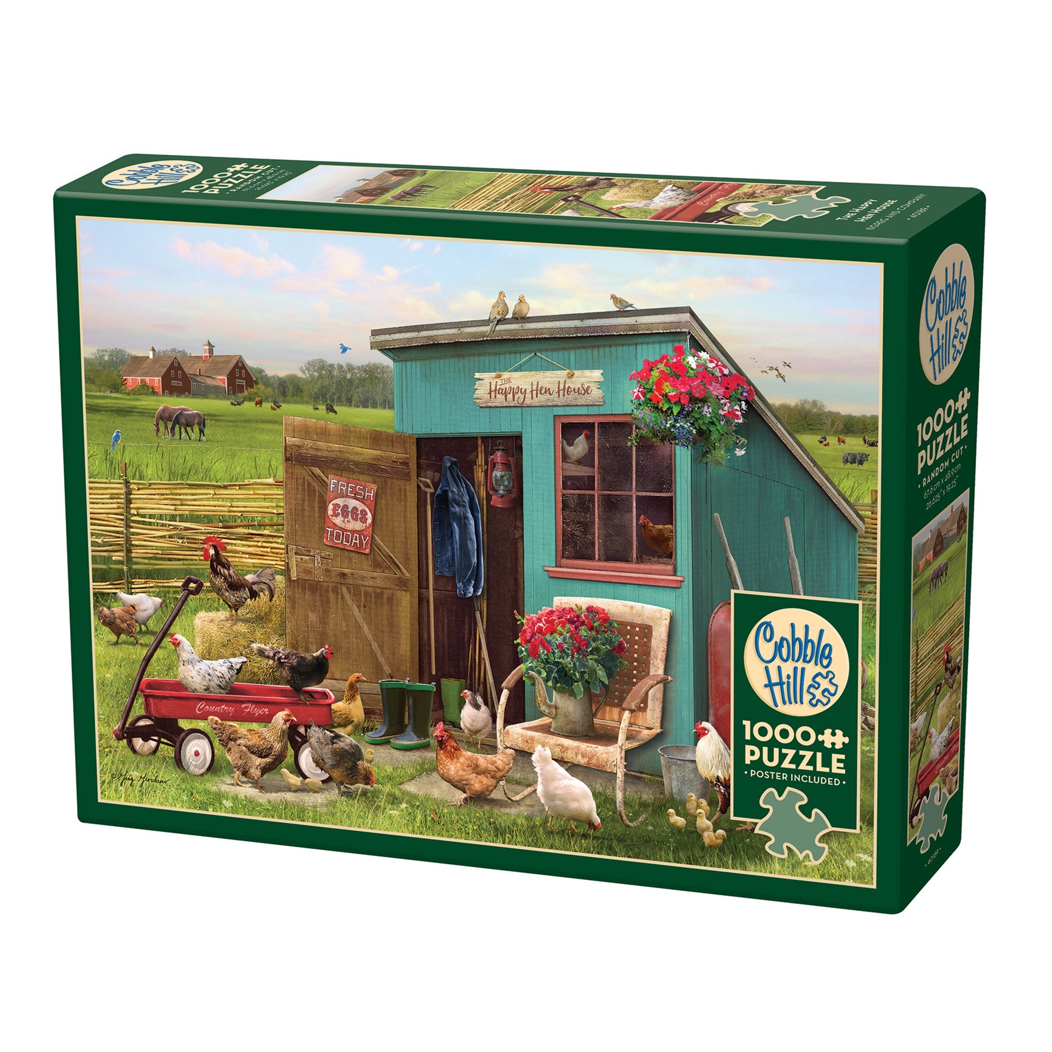 The Happy Hen House 1000 Piece Puzzle