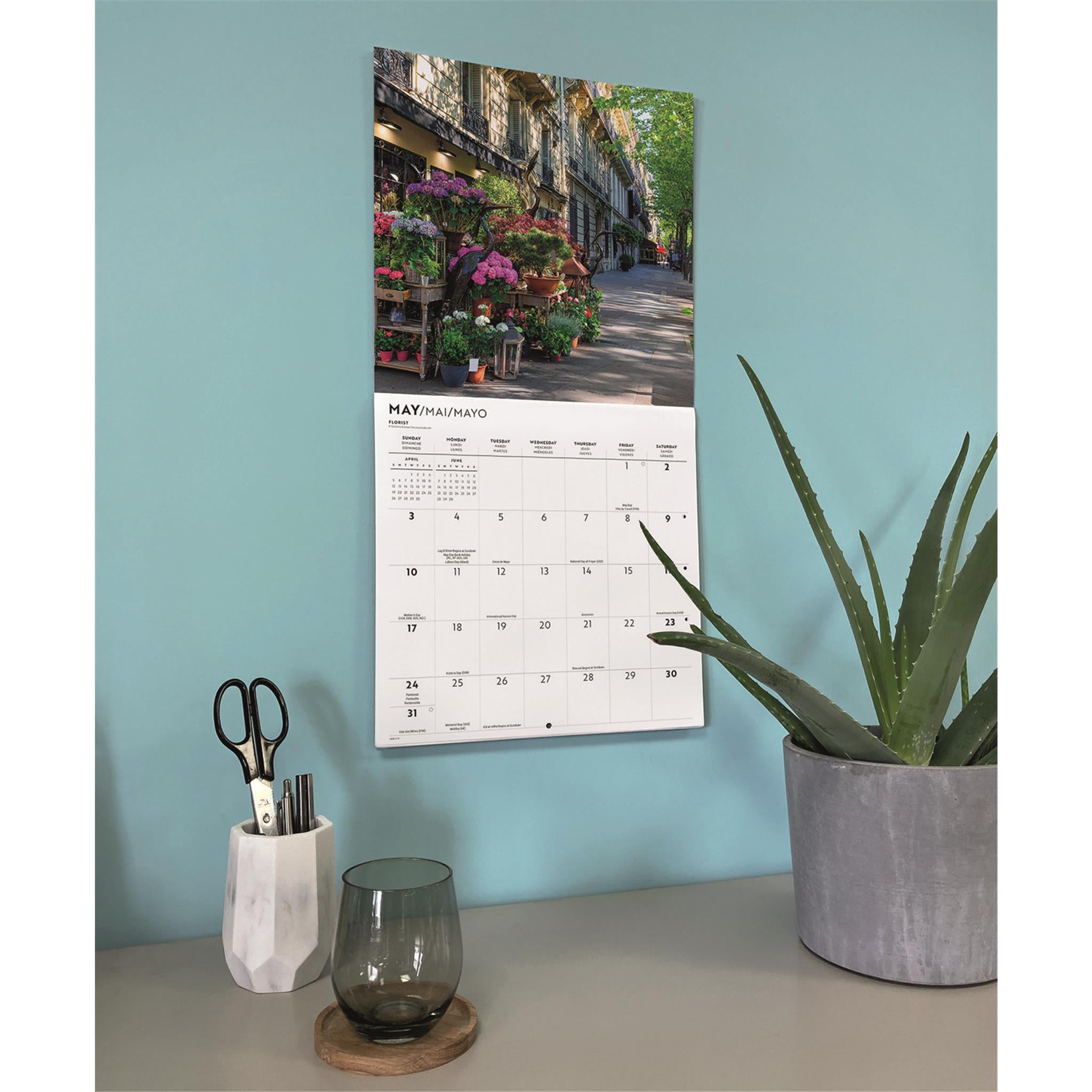 Calendrier mural Parisian Lifestyle 2026