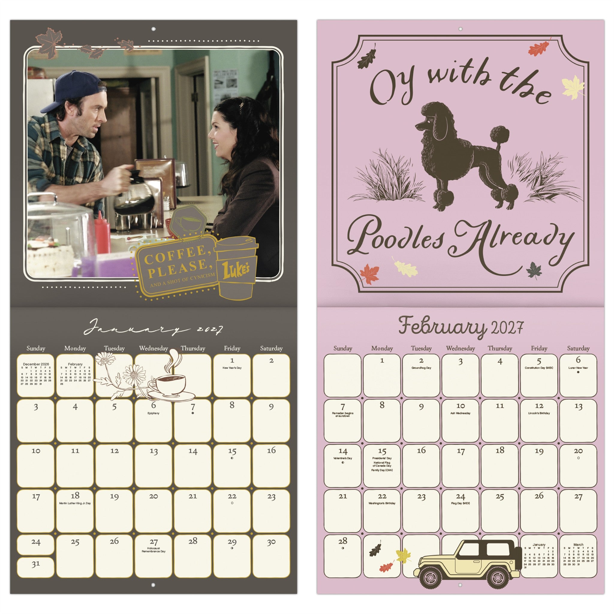 Gilmore Girls 2027 Wall Calendar