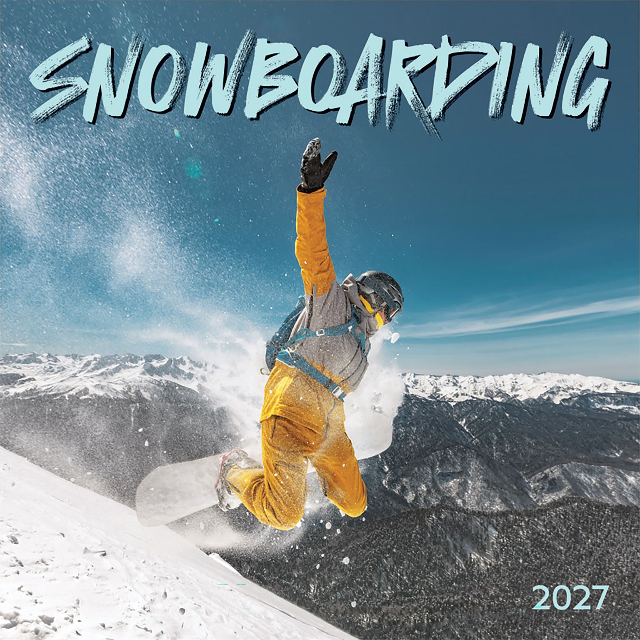 Snowboarding 2027 Wall Calendar