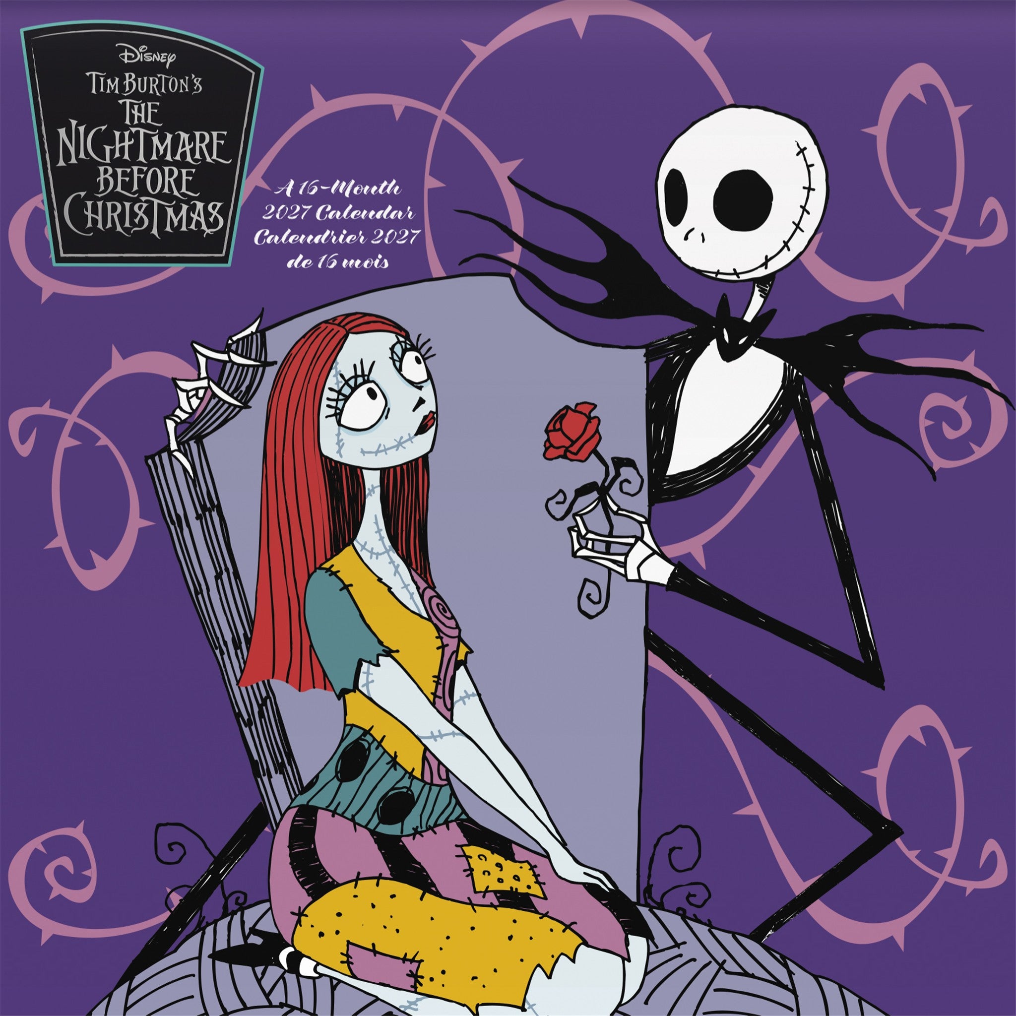Nightmare Before Christmas 2027 Wall Calendar