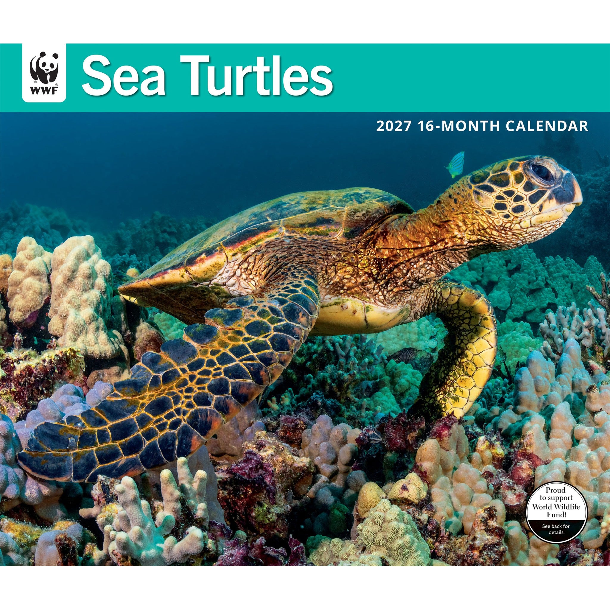 Calendrier mural Tortues marines du WWF 2027