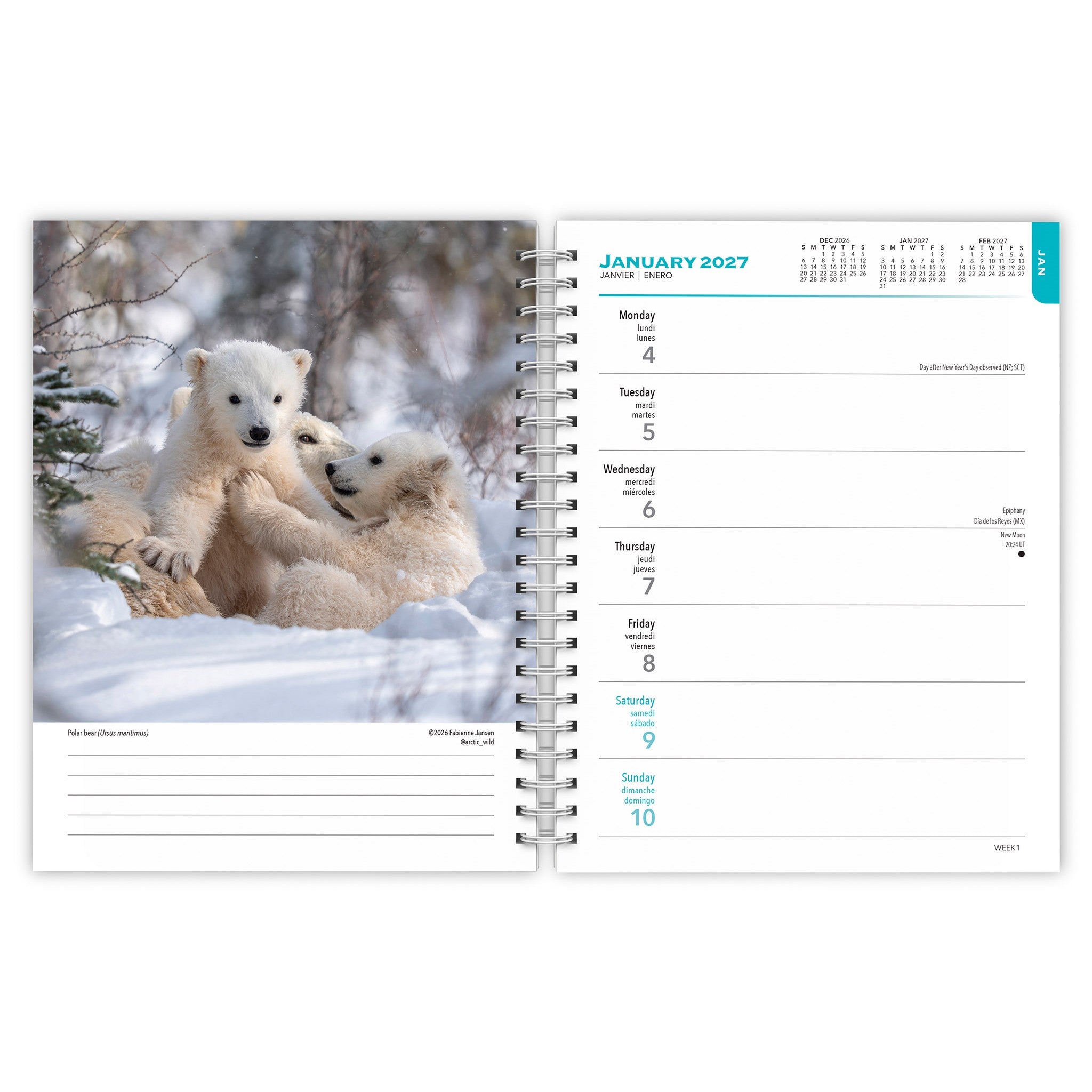 Canadian Geographic Wilderness Canada 2027 Engagement Calendar