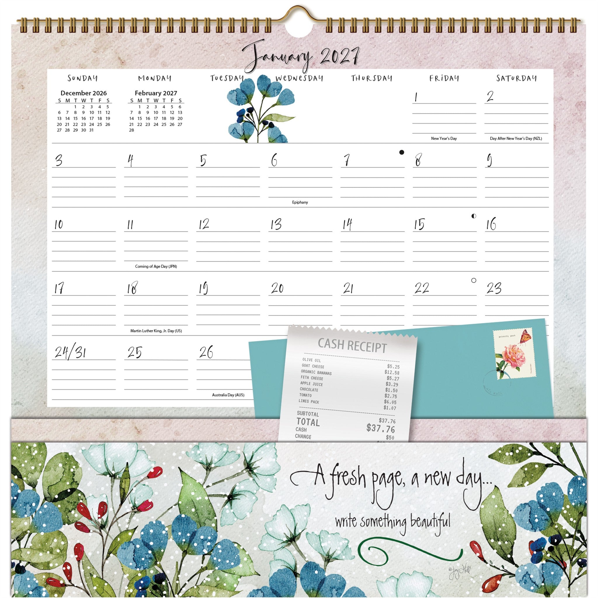 Calendrier mural Country Pleasures Note Nook 2027 – En ligne seulement