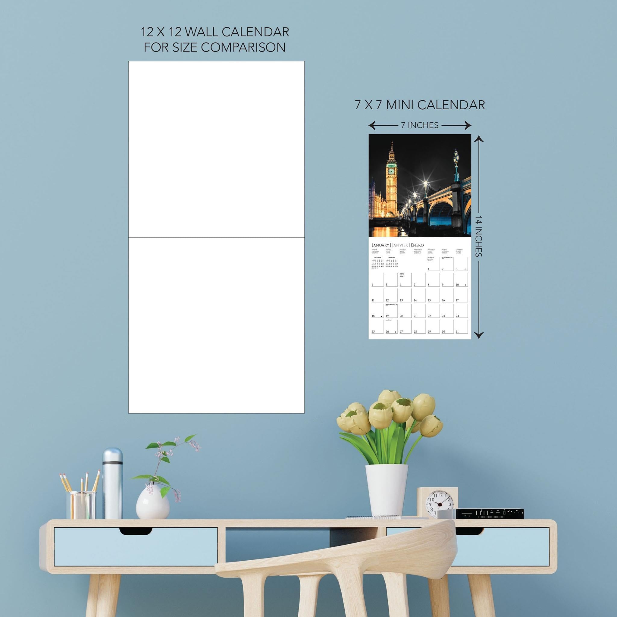 London Glitz 2026 Mini Calendar