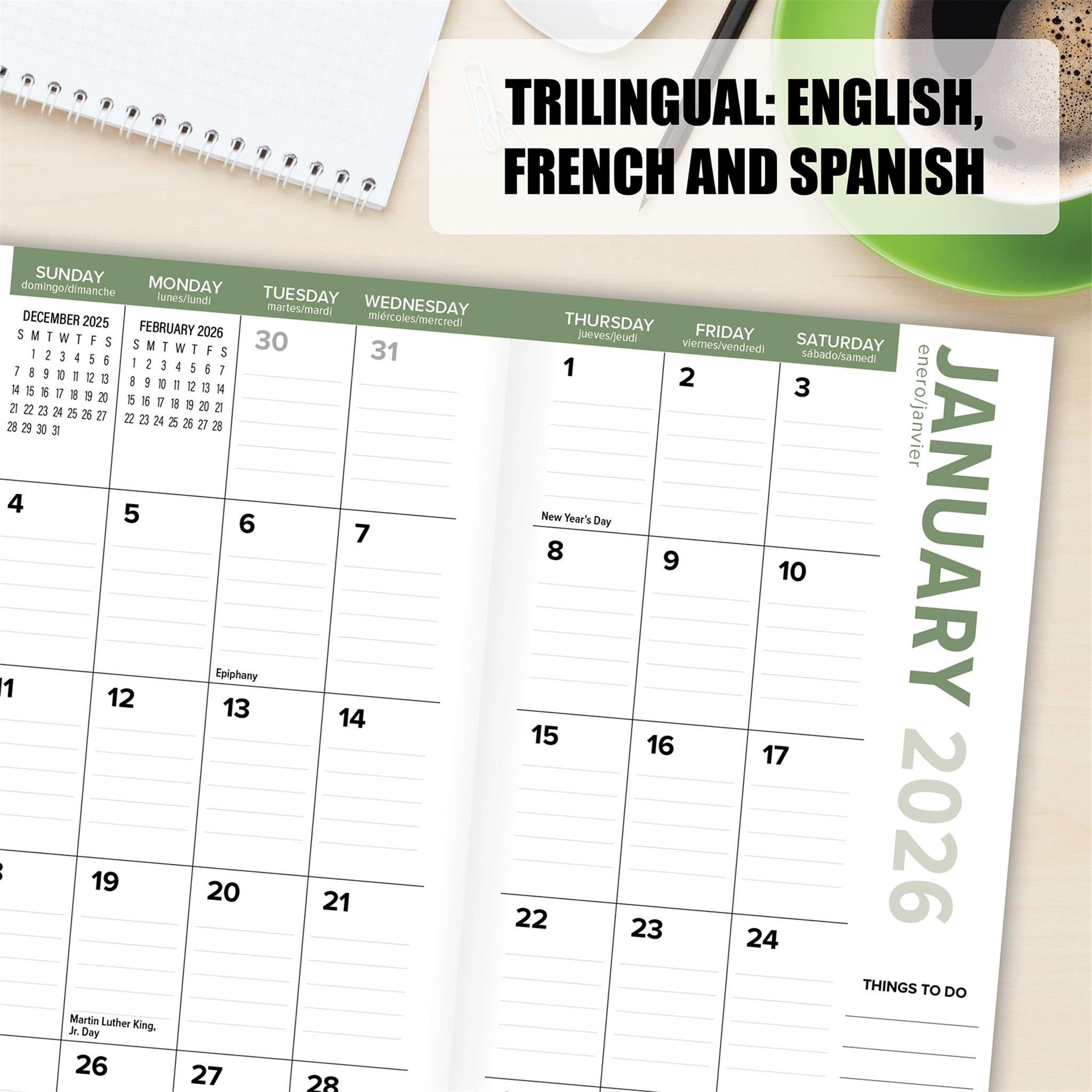 Italy 2026 2 Yr Pocket Planner Calendar